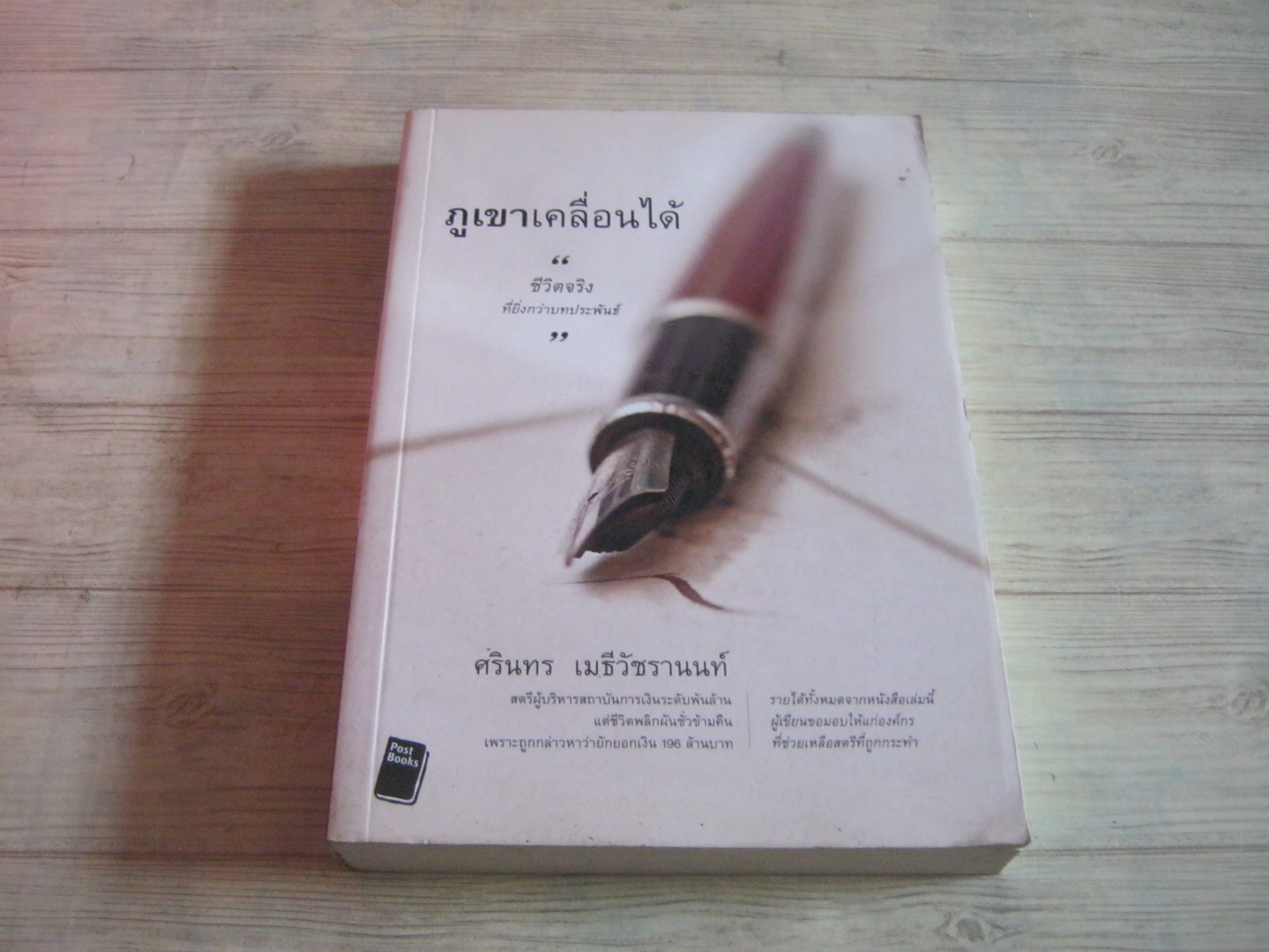 ภูเขาเคลื่อนได้ ศรินทร เมธีวัชรานนท์ เขียน