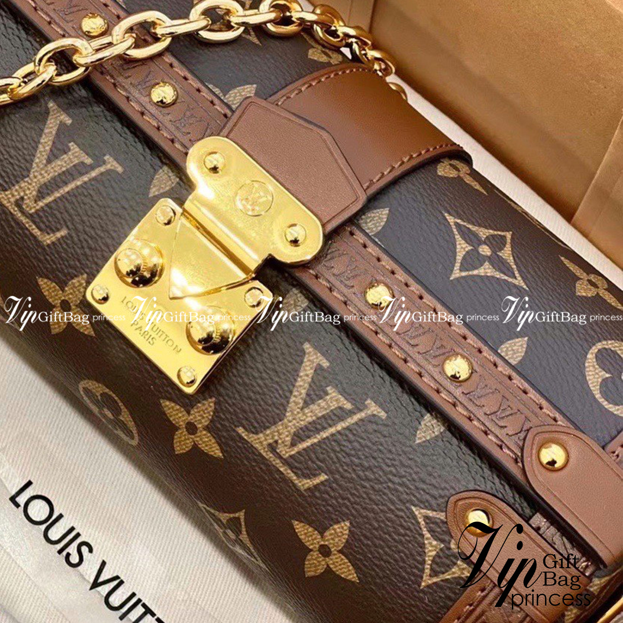 LV PAPILLON TRUNK Monogram coated canvas กระเป๋าสะพายทรงหมอน งานเปิดหน้าหนังลายโมโนแกรม อะไหล่ปั้มทุกจุด เกรดงานสวยเกินราคา ภาพสินค้าถ่ายจากงานขายจริง ใช้งานต่างประเทศได้