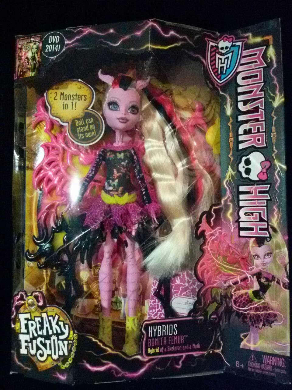 Monster High Freaky Fusion Bonita Femur ตุ๊กตามอนสเตอร์ไฮแท้ใหม่แกะกล่องพร้อมส่ง