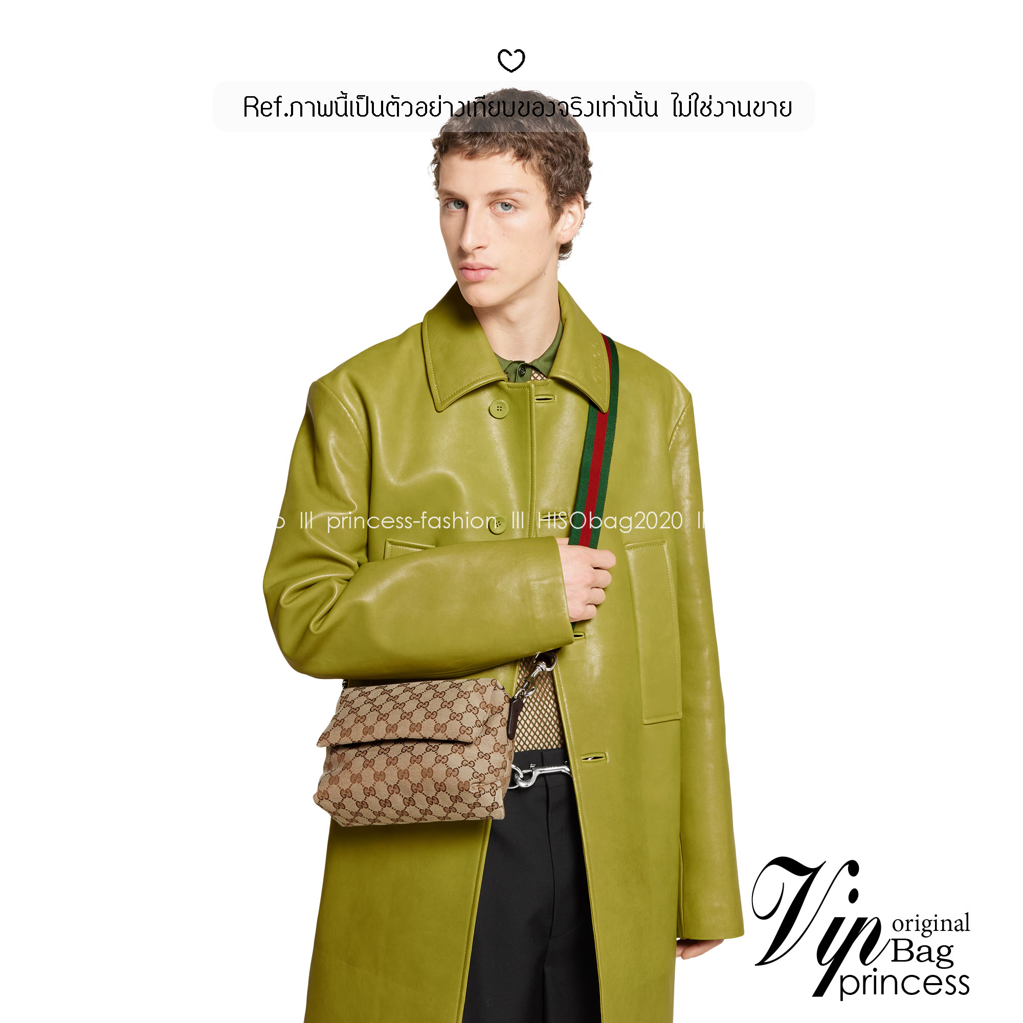 GUCCI GG canvas small crossbody bag กระเป๋าสะพายทรงใหม่เรียบง่าย ที่สุดของความคลาสสิค ด้านหลังมีช่องเก็บแต่งหนังปั้มแบรนด์สวยหรูโดดเด่น เป็น Unisex ใช้งานได้ทั้งชายหญิง