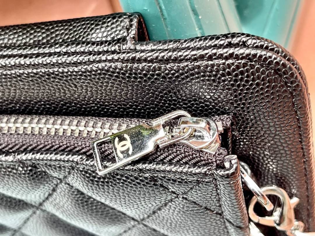 CHANEL 20C Phone holder with chain Brand new Chanel O Phone black caviar holder case with chain.