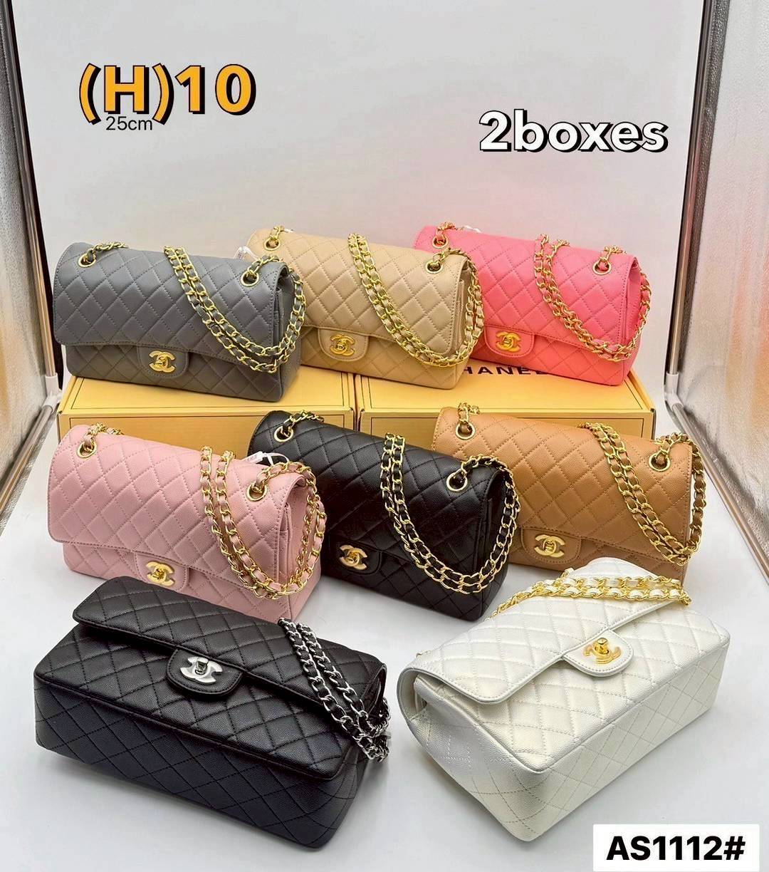 CHANEL Classic Bag 25cm สีใหม่เข้าเพิ่ม สวยละมุน สวยสดใสแบบสับ สวยตัวแม่ต้องมี กระเป๋าสะพายข้าง รูปทรงคลาสสิค หรูหรา