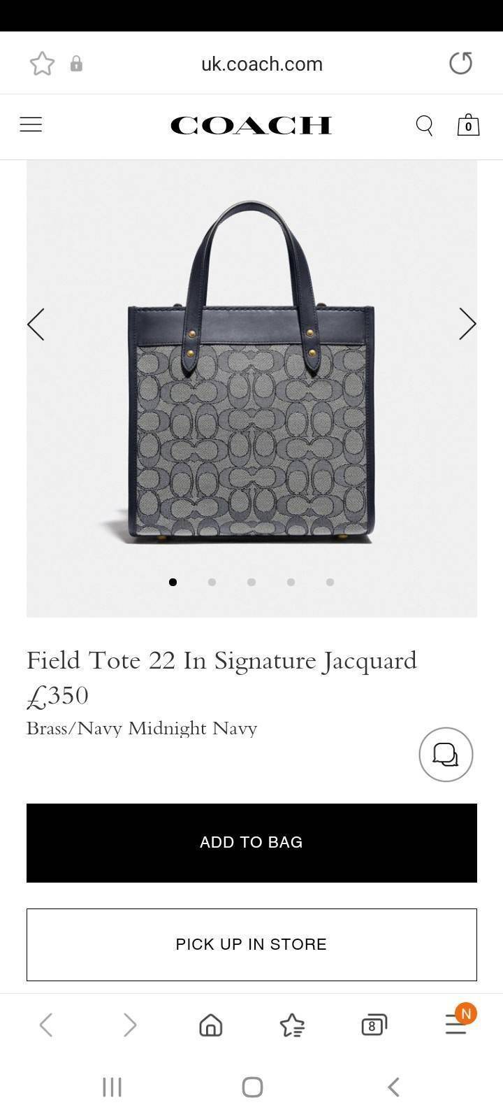 ใบนี้ ช่วยให้ชีวิตง่ายขึ้นเยอะเลย🌈🌺>>COACH FIELD TOTE 22 IN SIGNATURE JACQUARD(COACH C3865) 🍁กระเป๋าถือ สะพาย รุ่น Unisex ใช้ได้ทุกเพศวัย ขนาดเหมาะต่อการใช้งานในแต่ละวันมากๆ //วัสดุ jacquard ลาย signature ตกแต่งดีเทลด้วยหนังแ