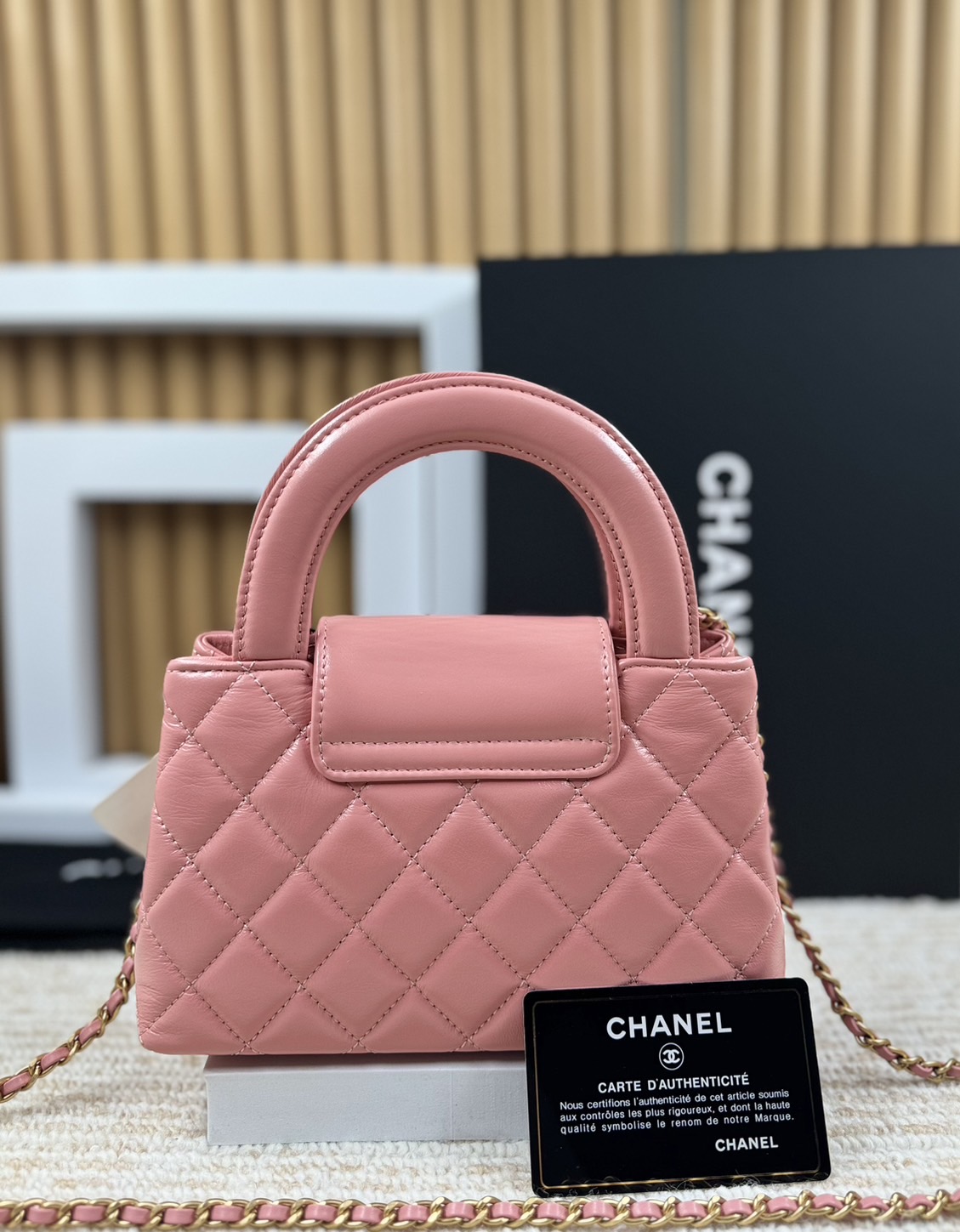 Chanel mini kelly flap bag เกรดออริ สลับแท้ 1:1 ใช้งานต่างประเทศได้