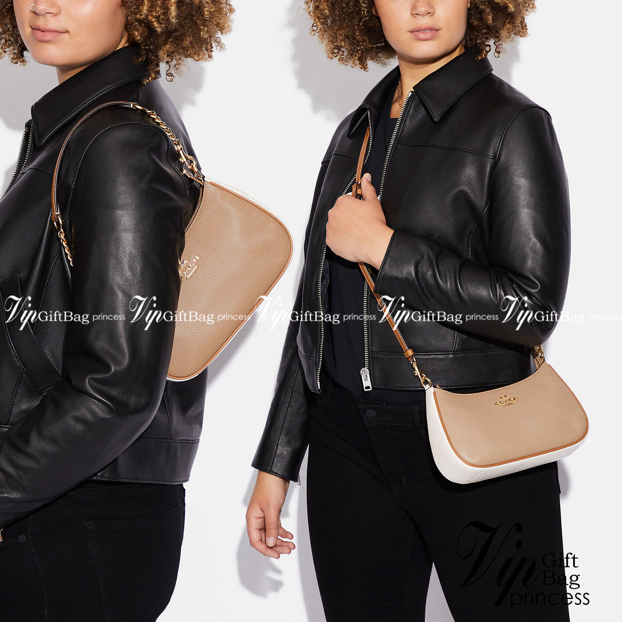 พร้อมส่งครบสี สวยทุกสีเลยค่า😘 ((CA173//CA209//CA548)) COACH TERI SHOULDER BAG 🔹กระเป๋าทรงพอช ในรูปแบบหนังแท้ หนังนิ่มสวยมากค่ะ