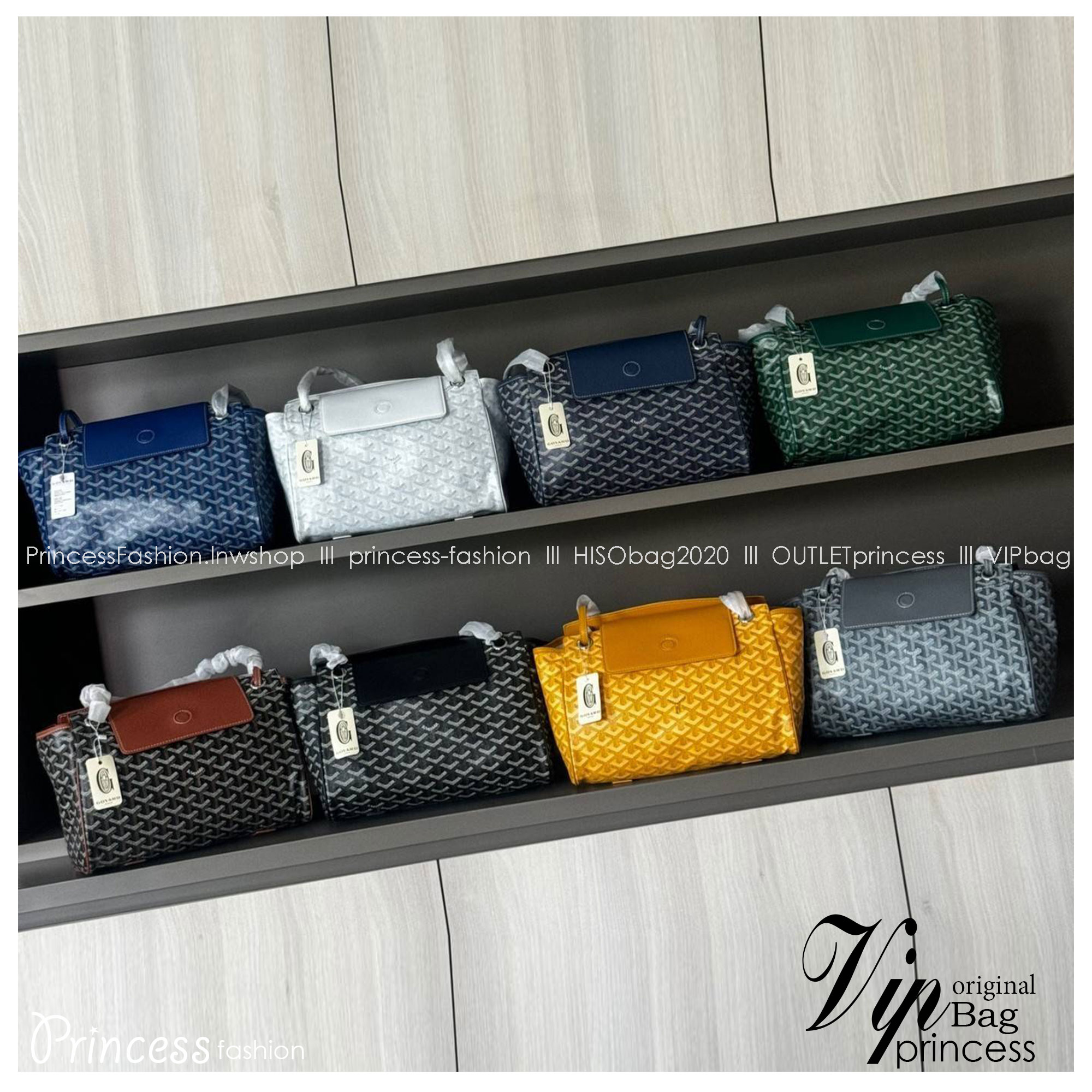 พร้อมส่ง 8 สี GOYARD Rouette Souple Bag 30cm กระเป๋าสะพายแบรนด์หรูสัญชาติฝรั่งเศส 🧡 เกรดออริจินอล 1:1 สลับแท้ ใช้งานต่างประเทศได้