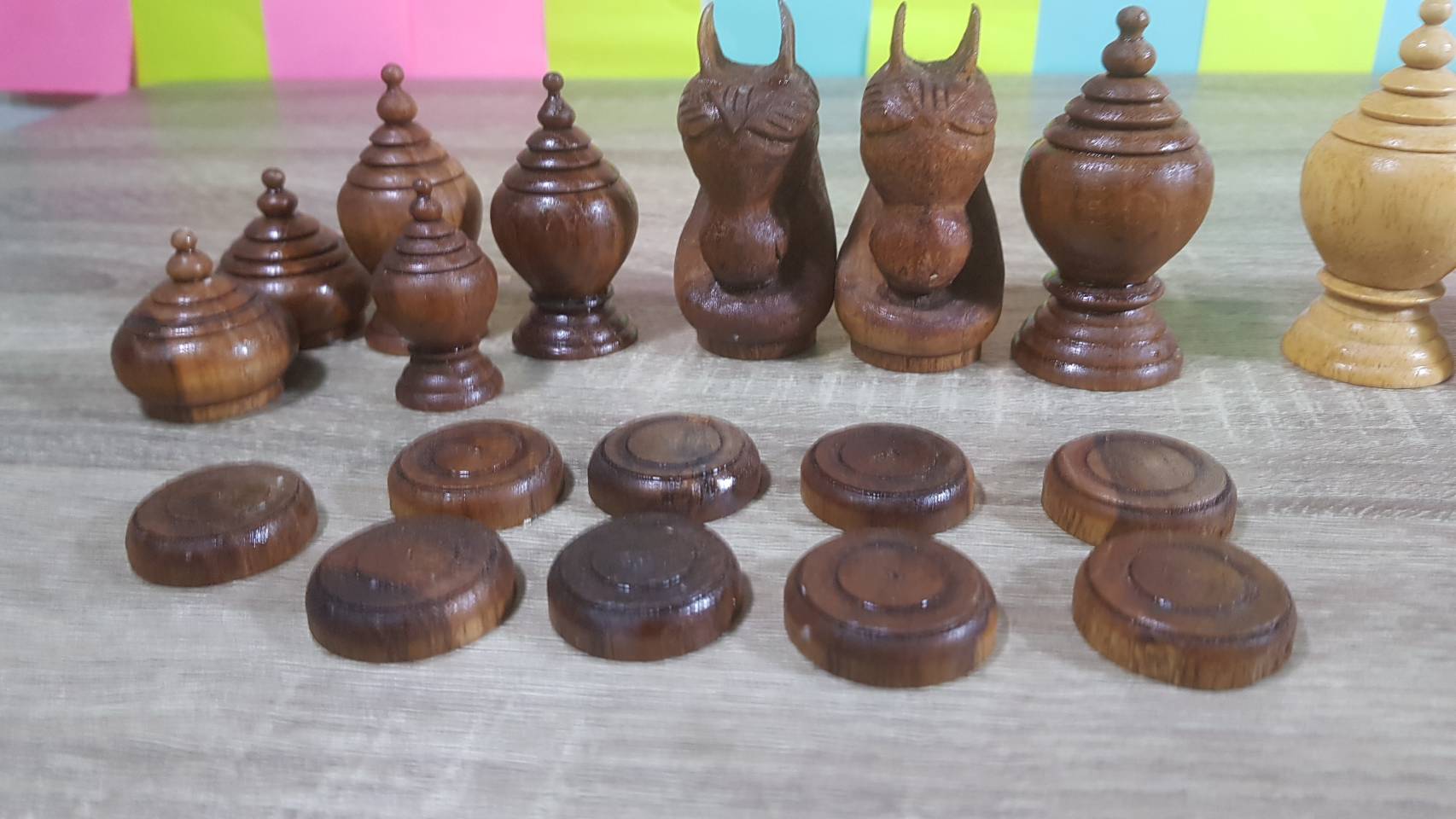 ตัวหมากรุกไทยชุดคาณฑีวะ