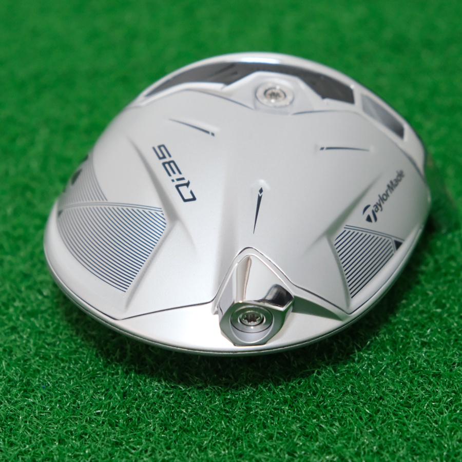 2025 TAYLORMADE QI35 DESIGNER SERIES MATTE PLATINUM 10.5* DRIVER - HEAD ONLY + HEADCOVER