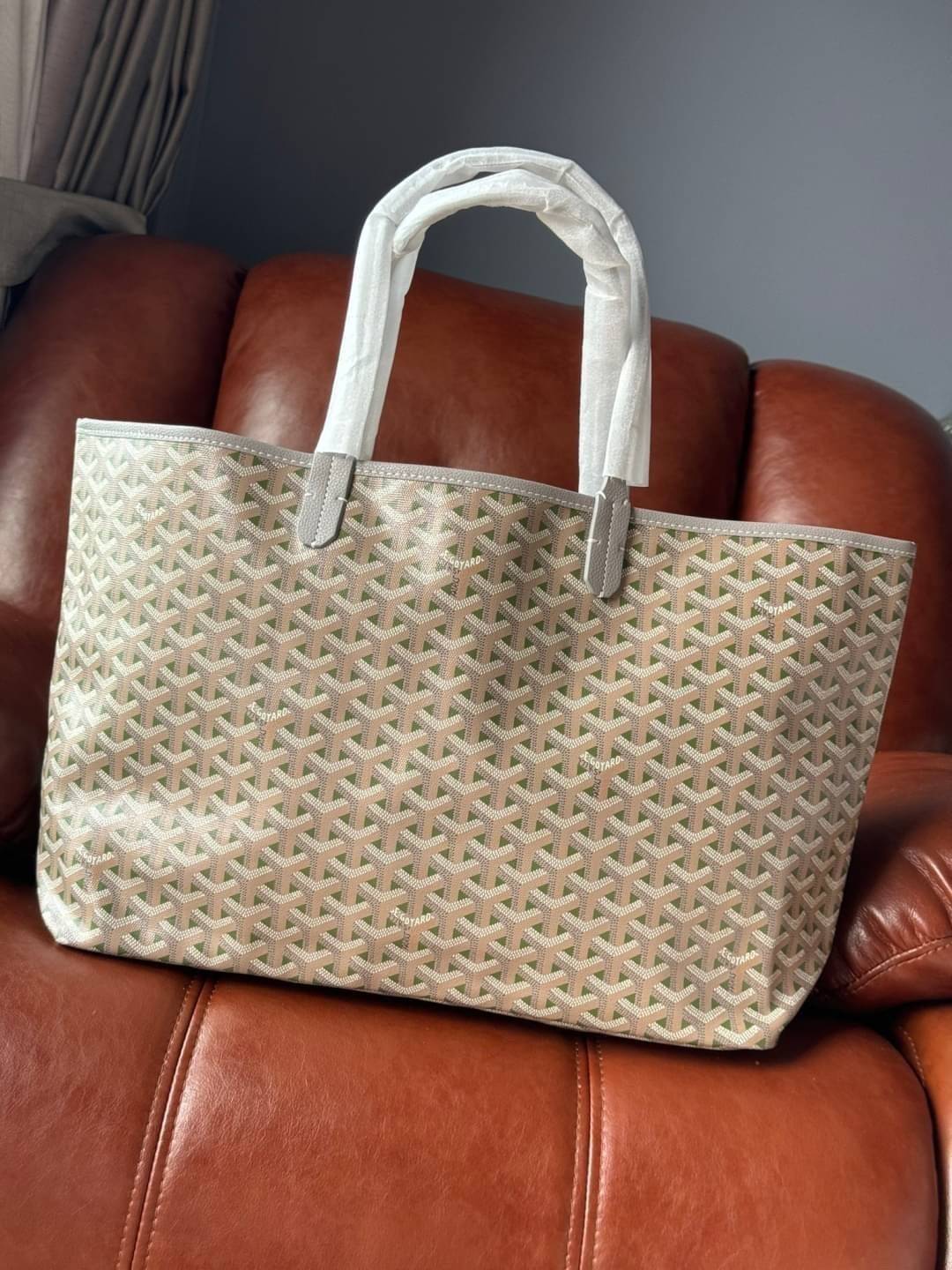 พร้อมส่ง 2 สี GM 40cm Goyard Saint Louis Claire-Voie GM Bag กระเป๋าทรงโท้ทใบใหญ่ เกรดออริ สลับแท้ 1:1 ใช้ต่างประเทศได้