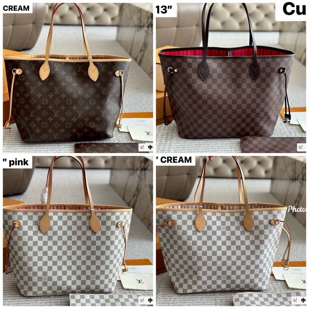 LV Neverfull MM bag กระเป๋าสะพายทรโท้ทใบใหญ่ ขนาดยอดนิยมจุของได้เยอะ มาพร้อมใบลูก สะพายไปเที่ยวต่างจังหวัดคือดีงามมากจ้า หรือจะสะพายไปทำงาน ไปต่างประเทศก็สะดวก ราคาสุดคุ้ม จับจองเป็นเจ้าของได้เลยตอนนี้จัด!!