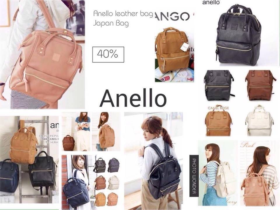 กระเป๋าเป้ Anello สีน้ำตาลชมพู สีออกเนื้อ สวยมากๆค่ะ หนังสีชมพู รุ่น Classic นำเข้าจากญี่ปุ่น แท้ พร้อมส่ง รุ่นนี้ ตัวกระเป๋าจะผลิตจากหนัง สามารถกันน้ำได้ หนังคุณภาพดี รูปทรงทันสมัย สีสวย เรียบ ใส่ ได้กับเสื้อผ้าทุกชุด ใส่ได้กับทุกวัย