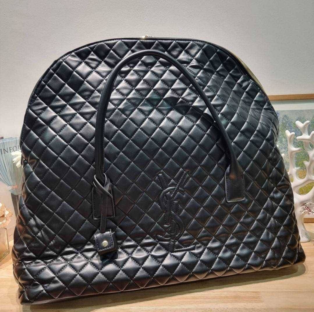 YSL ES GIANT TRAVEL BAG IN QUILTED LEATHER กระเป๋าเดินทางใบใหญ่ ดีไซน์รูปทรงเก๋ เกรดออริ 1:1 ใช้งานต่างประเทศได้