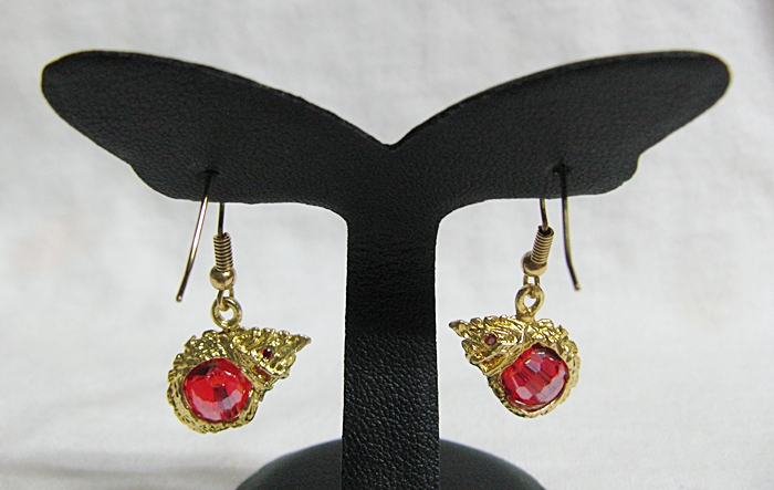 สินค้าหมดค่ะ ต่างหูพญานาคอุ้มลูกแก้วสีแดง(มกราคม,กรกฎาคม)พร้อมใบคาถาค่ะ