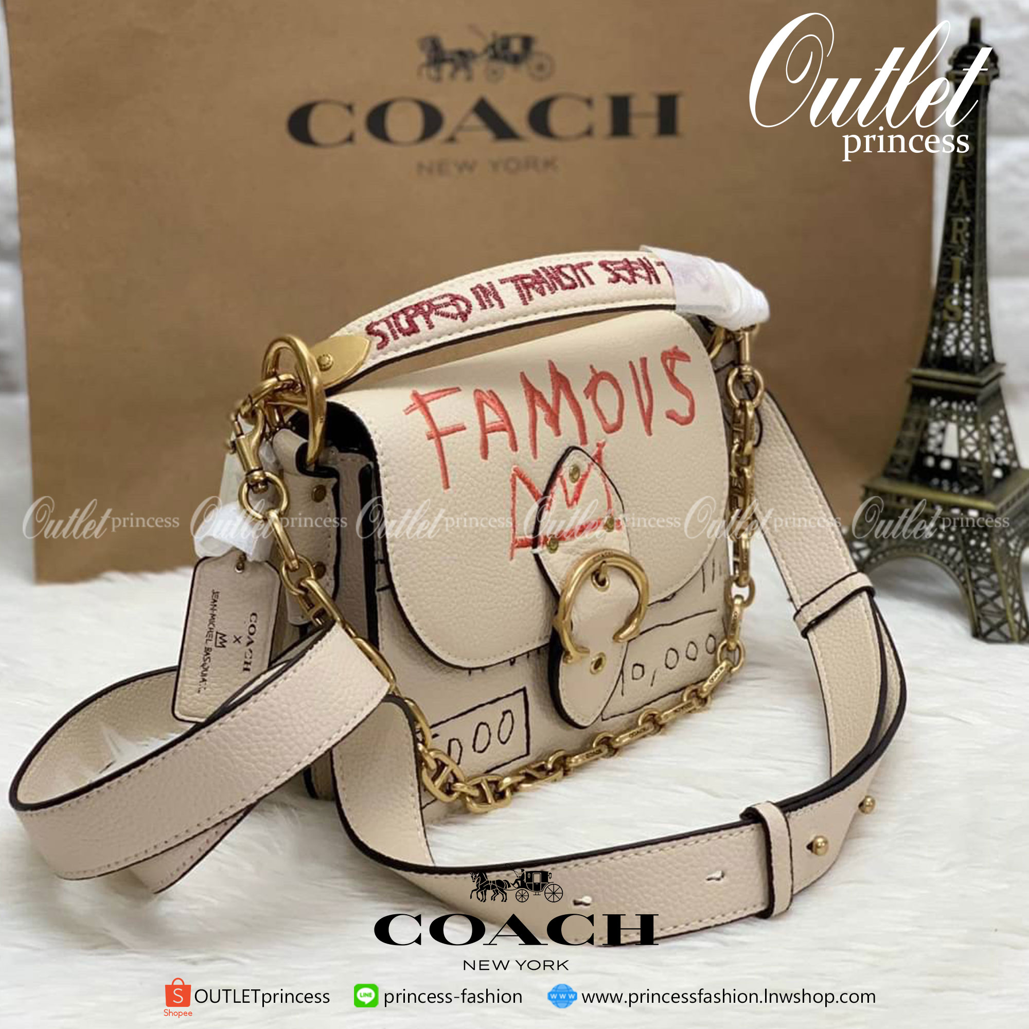 LIMITED EDITION COACH X JEAN-MICHEL BASQUIAT BEAT พร้อมส่งที่ไทย! ผลงานจากศิลปินระดับโลก