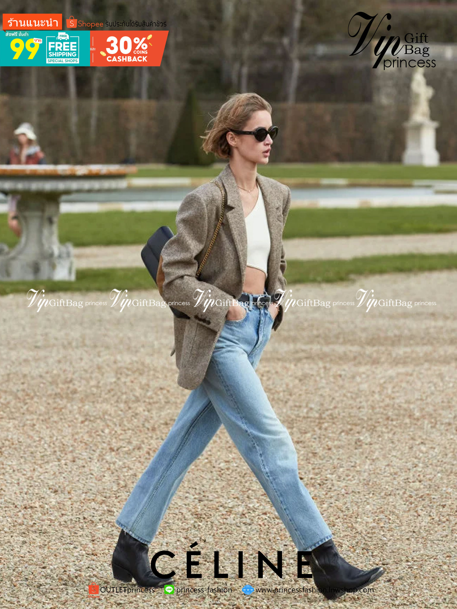 หนังแท้ CELINE CHAIN BAG TRIOMPHE IN SHINY CALFSKIN BLACK ก็ปังๆ ยาวๆ ไปเลยสิค่ะ งานหนังแท้ทั้งใบสวยหรู สวยมากกก เก๋มาก ต้องมีแล้วค่าา แบบใหม่ล่าสุด งานพึ่งเข้ามาน้อยน้าา ราคาดีไปอีก ภาพสินค้าถ่ายจากงานขายจริง ใช้งานต่างประเทศได้เลยค่าา