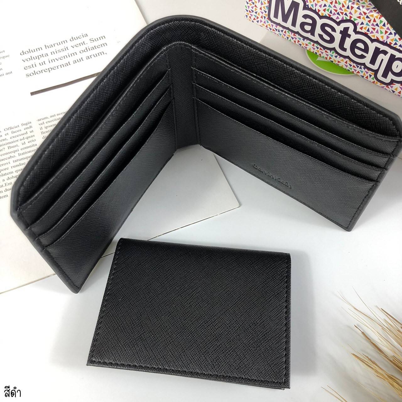 ของแท้ 100% Calvin Klein Leather Belt & Wallet Set เซตสุดคุ้ม ซื้อ 1 ได้ ถึง 3 จะมอบเป็นของขวัญหรือใช้เองก็แนะนำเลยค่าา สีดำ