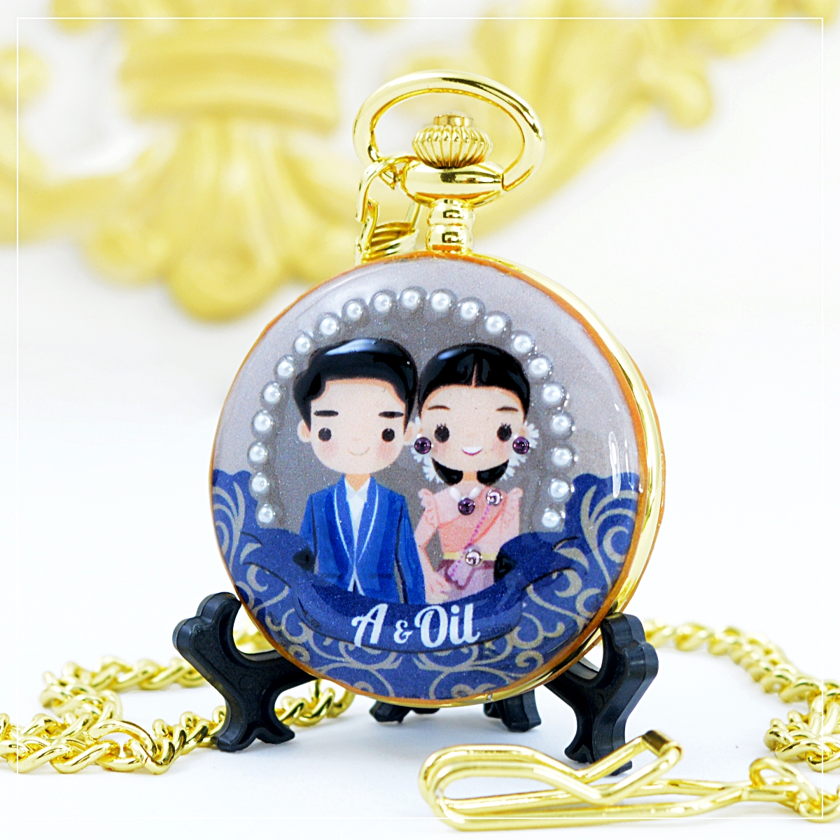 ของขวัญแต่งงานให้เจ้าบ่าว-เจ้าสาว l ของขวัญแต่งงานชุดไทยราชปะแตนคลาสสิค (สั่งทำ)