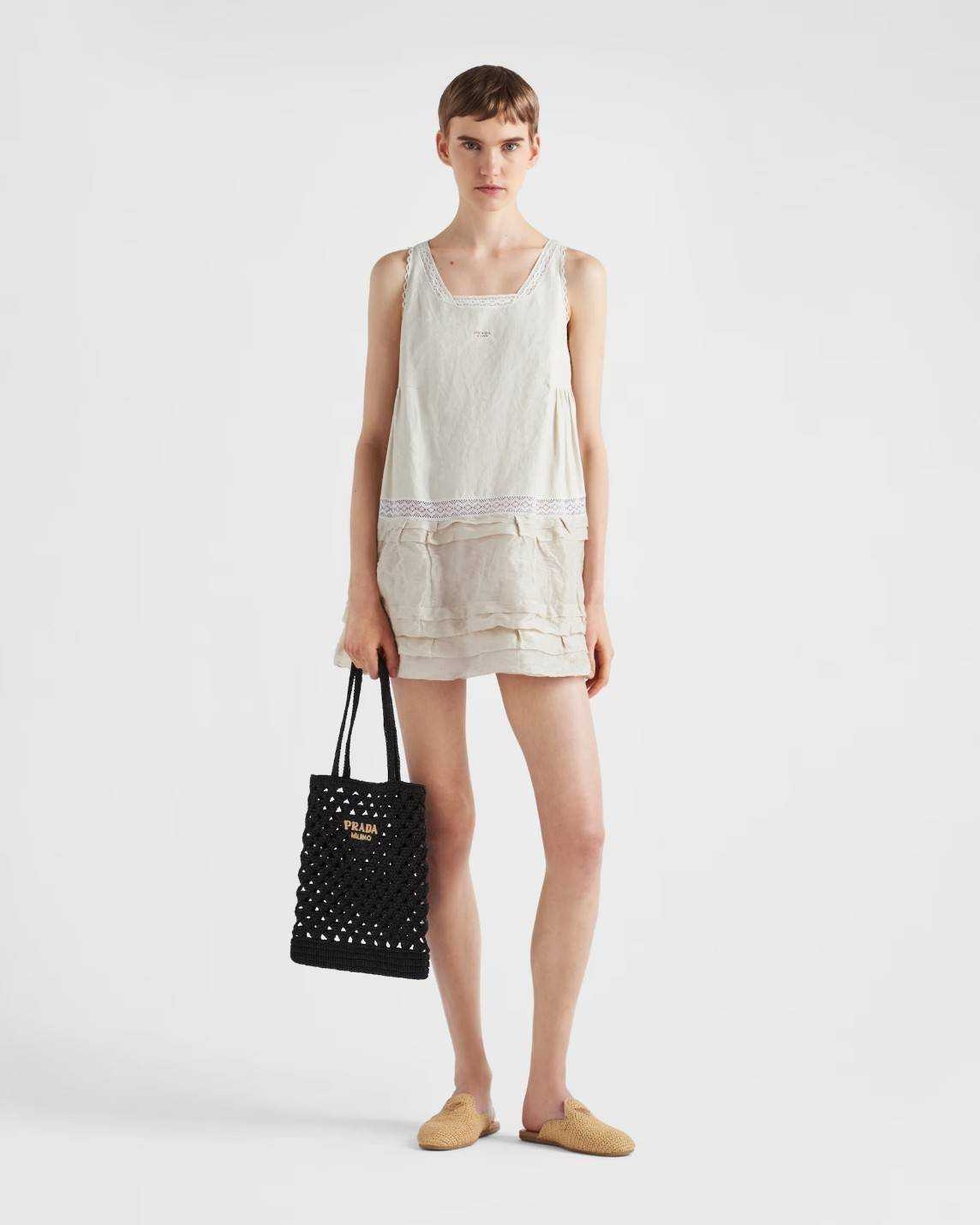 RADA CROCHET TOTE BAG กระเป๋าสะพายทรงโท้ทลายสาน สวยไม่ซ้ำใคร สไตล์บีช เหมาะมากกับการสะพายไปเที่ยวทะเล หรือจะใช้ในวันสบายๆก็ตอบโจทย์