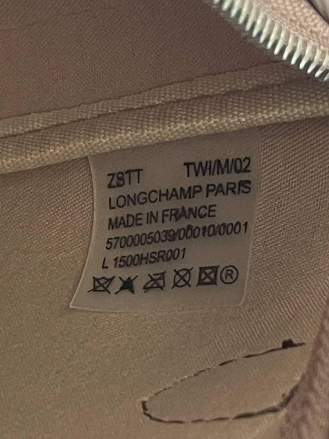 LONGCHAMP LE PLIAGE CITY POUCH WITH HANDLE Taupe - Canvas (ไม่มีสายยาว) กระเป๋าเครื่องสำอางแบบมีซิปพร้อมหูหิ้วใบนี้เหมาะสำหรับการจัดระเบียบกระเป๋าของคุณ