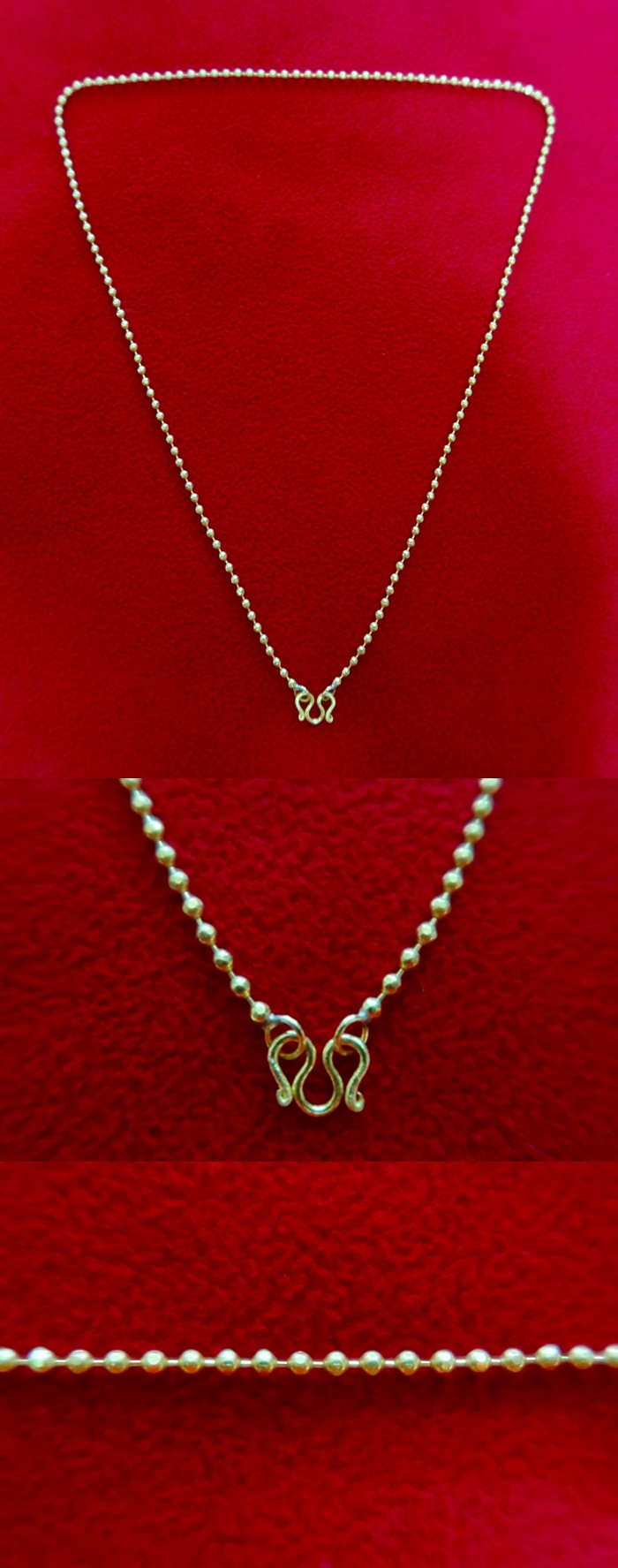 สินค้าหมดค่ะ สร้อยคอผู้หญิงทำจากเหรียญ25,50ส.ต.ลายไข่ปลาแบบสั้นค่ะ