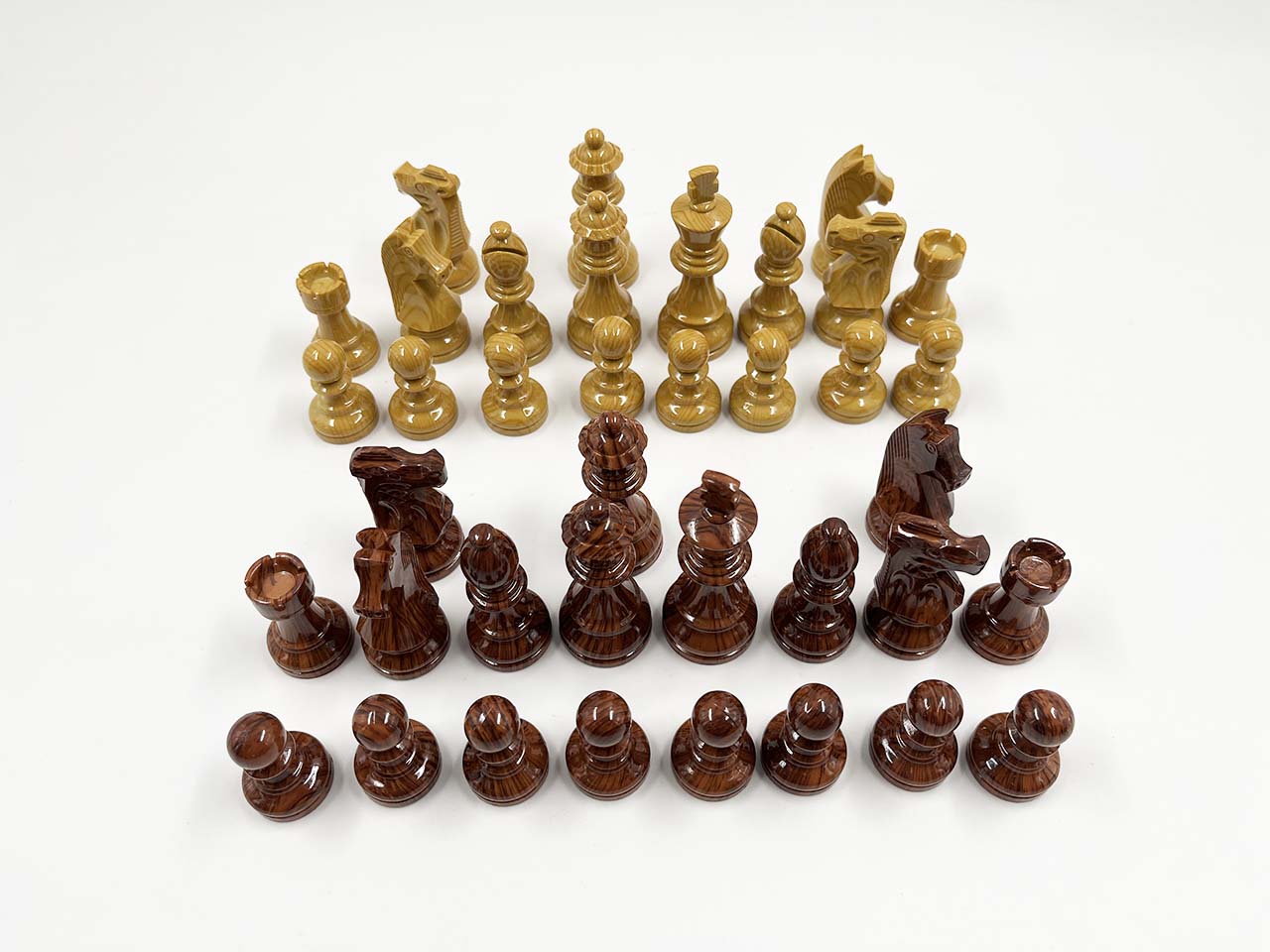 ตัวหมากรุกสากล German Knight ไม้Rose wood เคลือบผิวอะคริลิก