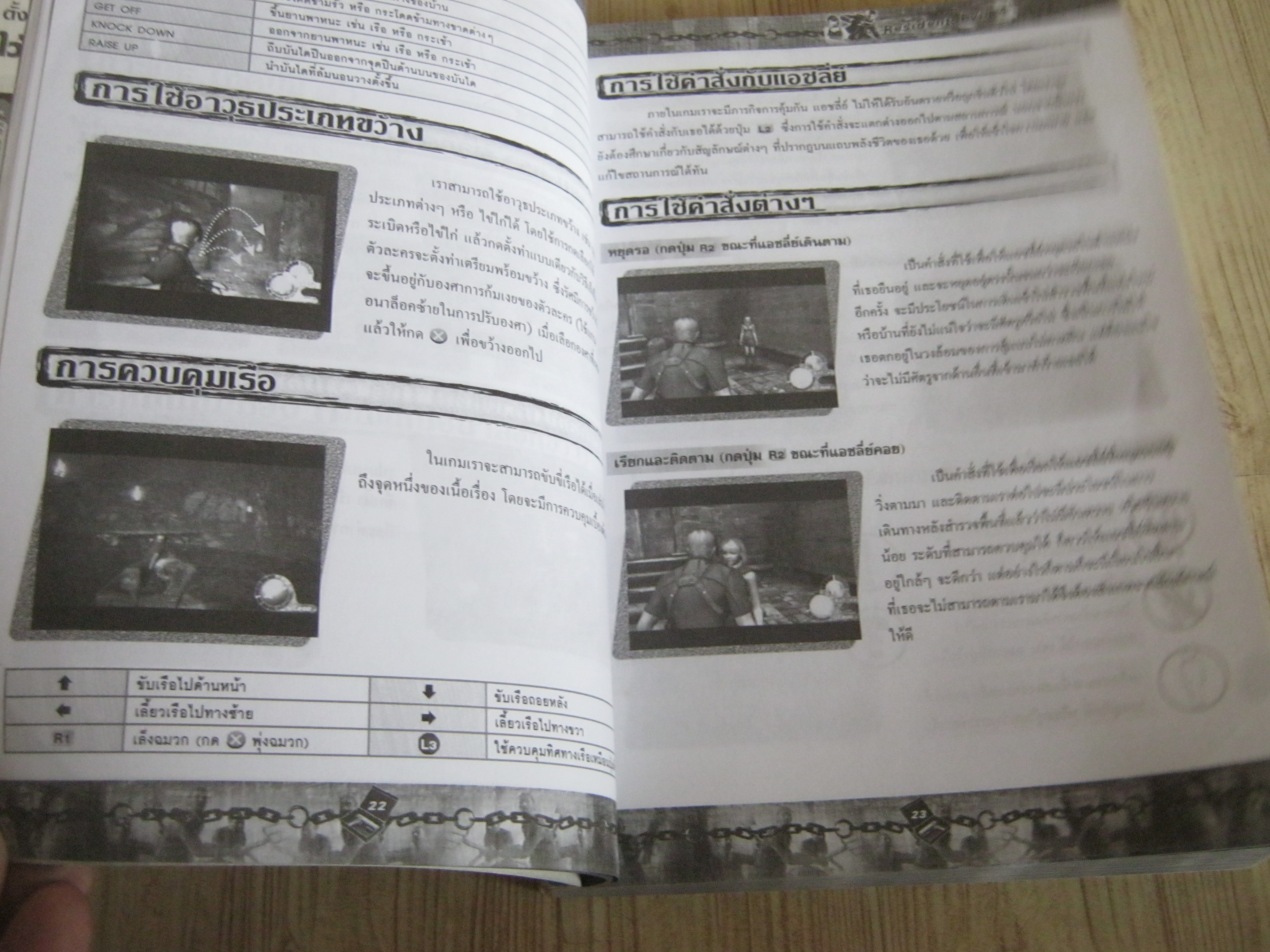 คู่มือเฉลยเกม PS2 RESIDENT EVIL 4