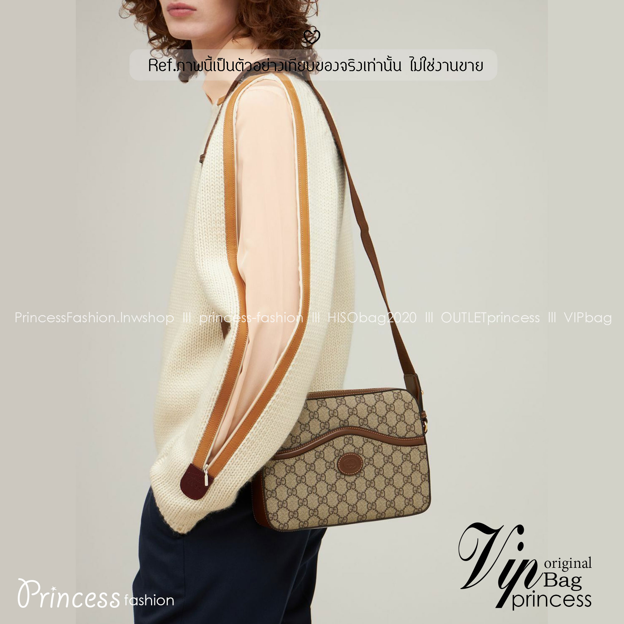 GUUCI Messenger bag with Interlocking G / guccipouch กระเป๋าสะพายทรงแมสเซ็นเจอร์ ใหม่ล่าสุด พิมพ์ลายคมชัดโมโนแกรมแคนวาสกับไอเท็มที่หนุ่มๆต้องไม่พลาด ดีไซส์สวยเด่นเป็นเอกลักษณ์