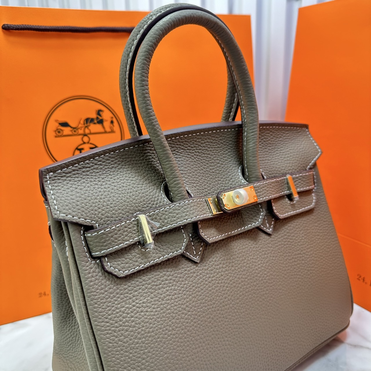 ORI หนังแท้ | Hermes Birkin 25 / Birkin 30 กระเป๋าสะพายที่สุดแห่งหรูหราลัคชู นิยามของความสง่างามเหนือกาลเวลา แบรนด์เนมในฝัน งดงามดั่งเจ้าหญิง