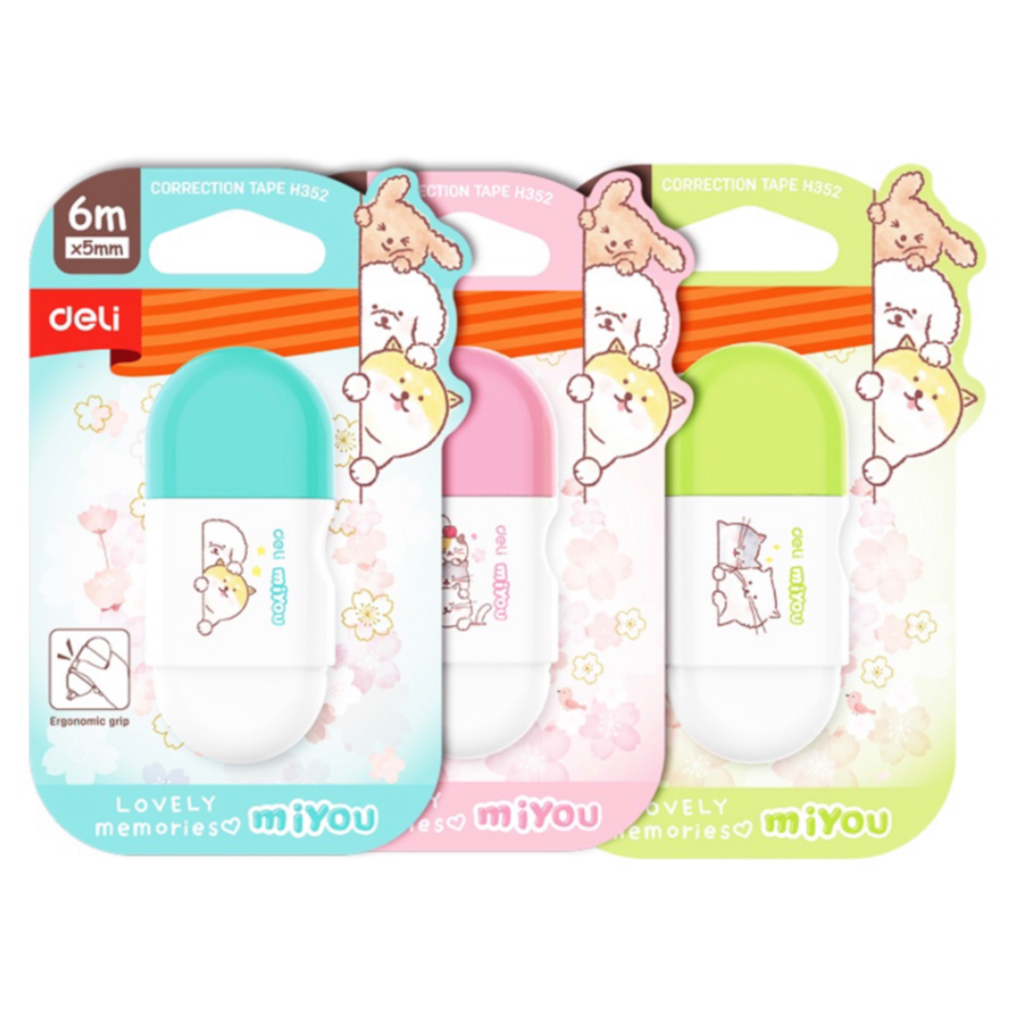 เทปลบคำผิด Deli H352 miyou 5mm*6m