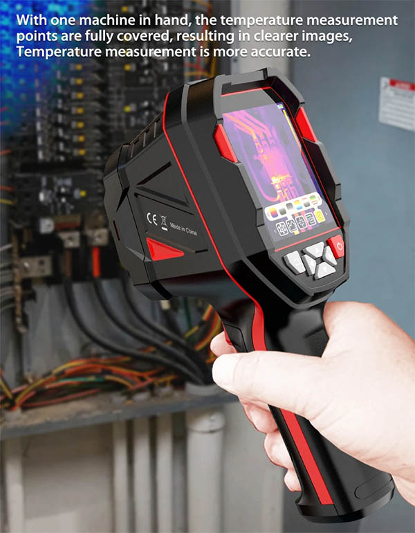 HABOTEST กล้องถ่ายภาพความร้อน รุ่น HT821A ใช้ถ่ายภาพความร้อนแบบพกพา กันน้ำ กันฝุ่น ช่วงวัด -20℃~550℃