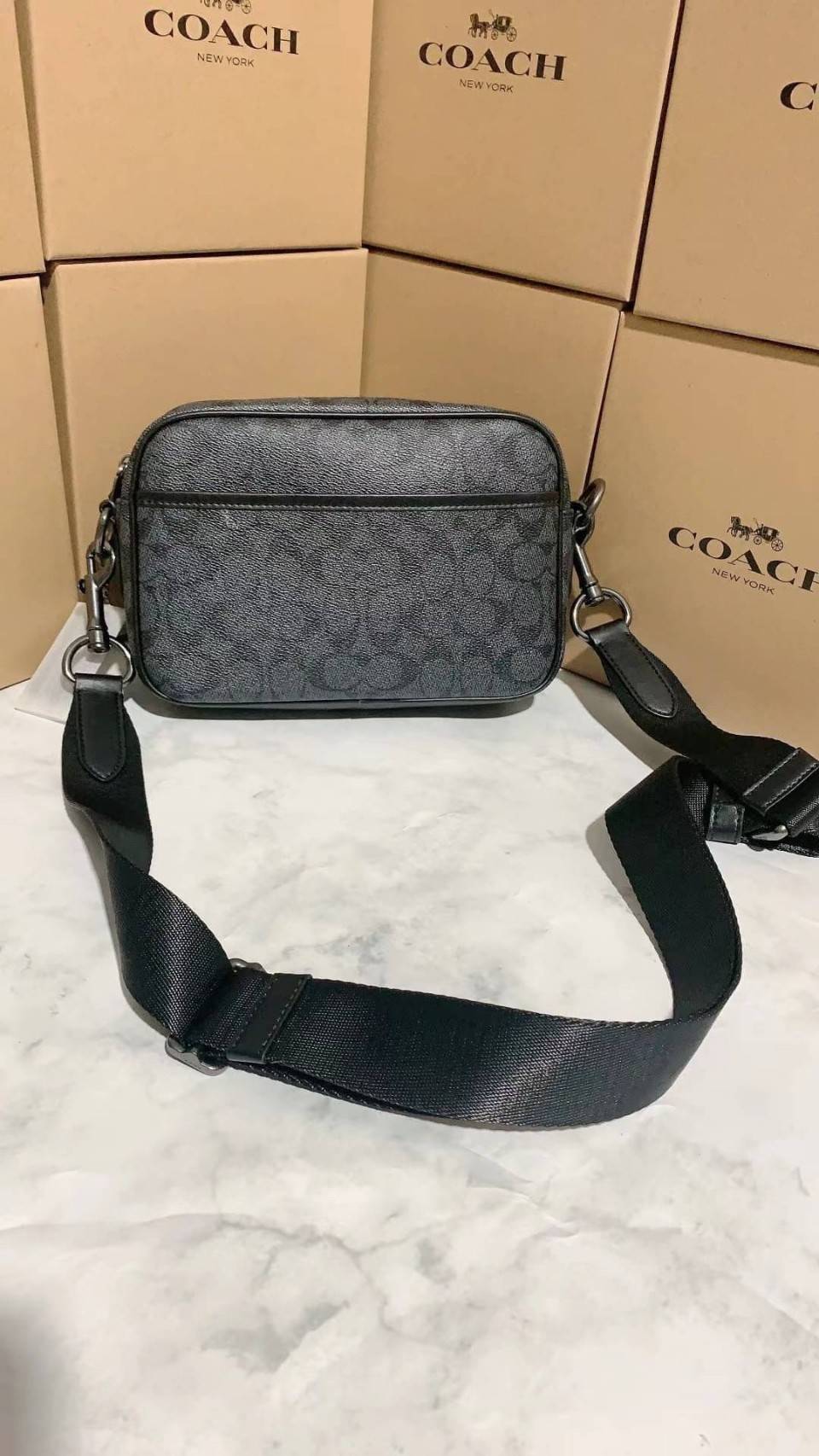 Coach Academy Crossbody In Signature Canvas