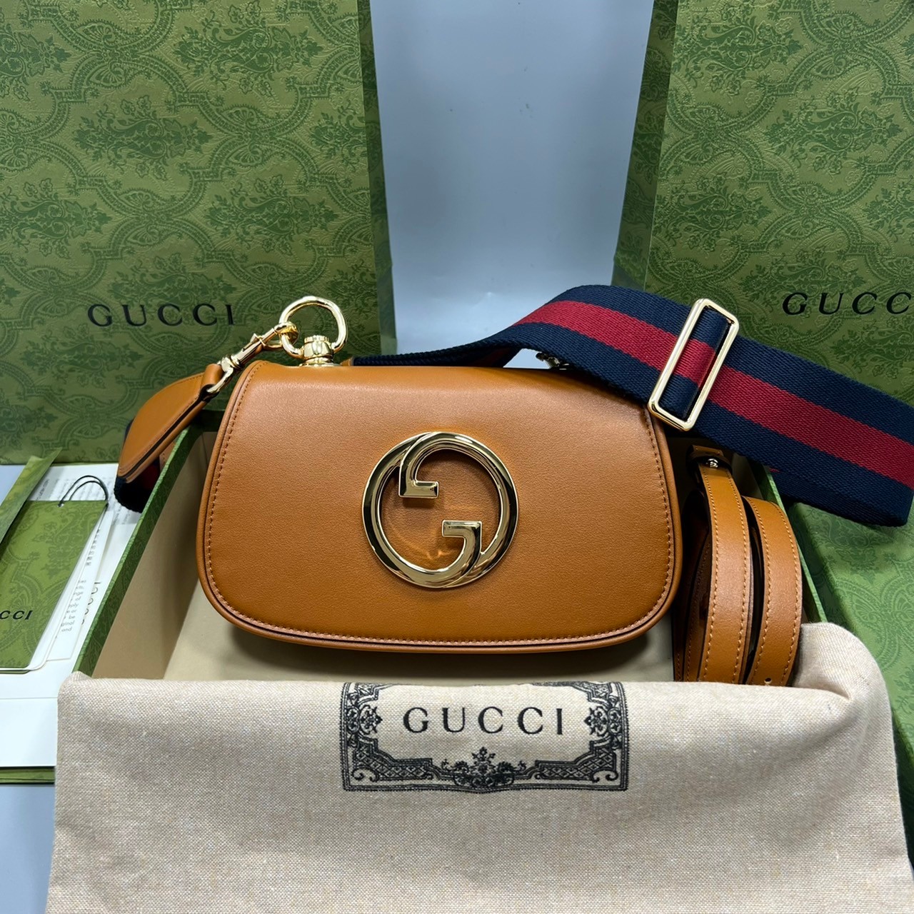 GUCCI Blondie mini bag เกรดเทพออริจินล หนังแท้ ภาพถ่ายจากงานขายจริง ใช้งานต่างประเทศได้ ผ่านทุก ตม