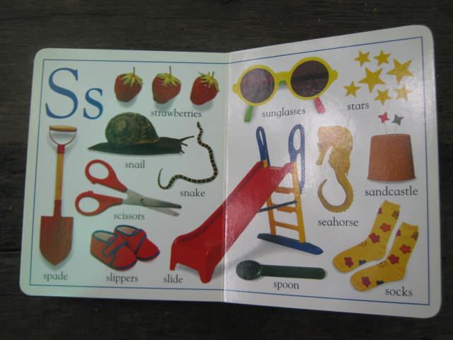 My First A B C Board Book - หนังสือเสริมพัฒนาการเด็ก 2 ภาษา มือสอง