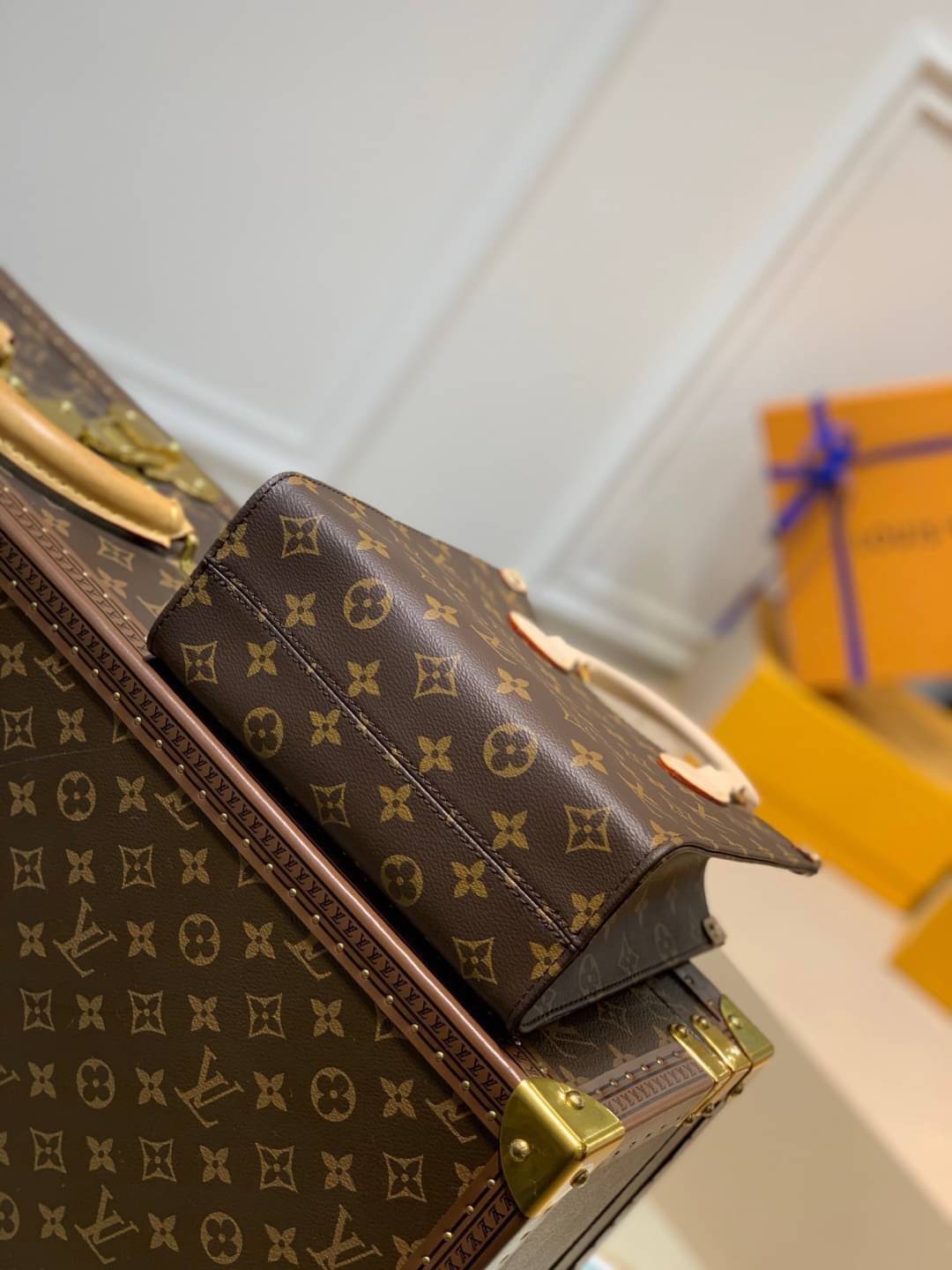 LV Sac Plat BB / LV Tote Bag เกรดใช้งานสลับใบจริงได้ เทพออริจินอล เนื้องานสวยงาม หนังแท้ ภาพสินค้าถ่ายจากงานขายจริงใช้งานต่างประเทศได้
