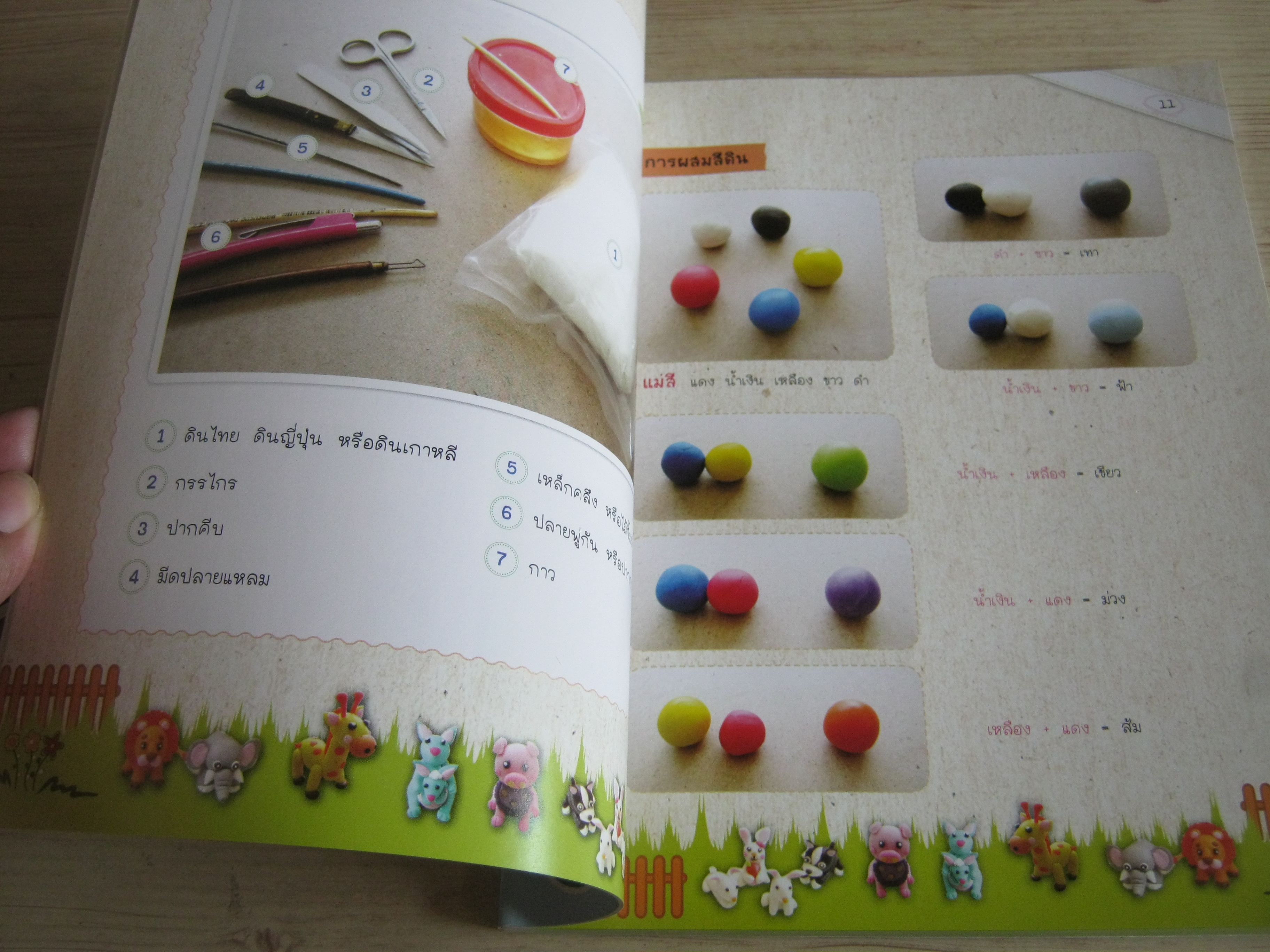 ปั้นดินสัตว์น่ารัก โดย จุติกาญจน์ ภากรเกียรติสกุล