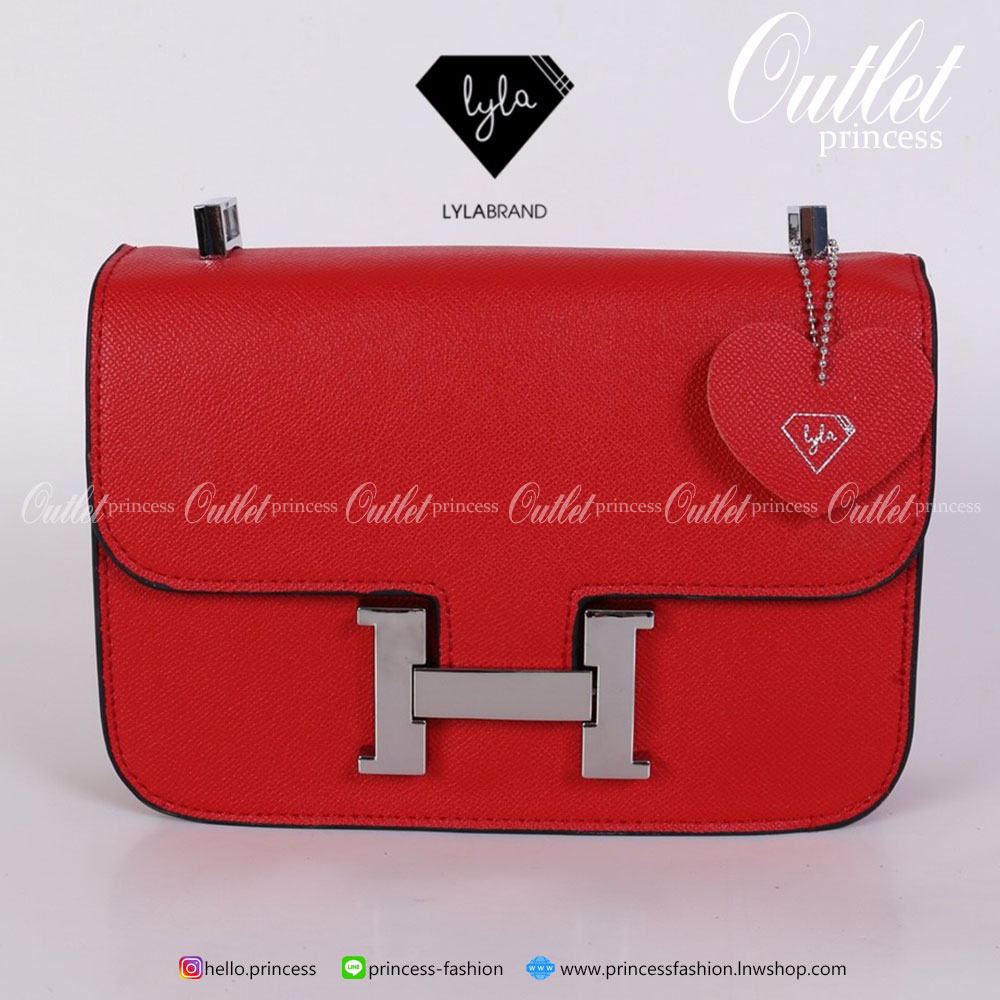 LYLABRAND🔔 Constance Size 23 Cm / Epsom ✨PU top premium นะคะ หนังดีเลอค่าน่าสอยมากกก บอกคำเดียวเลยว่าเด็ดสุด !! เหมือนหนังแท้เบอสุดค่ะคูณผู้หญิง ลูกค้าเก่าน่าจะทราบกันดีอยู่แล้วว่าคุณภาพของร้านนี้ต้องมาเป็นอันดับหนึ่งเท่านั้น อิอิ มีสายยาวส