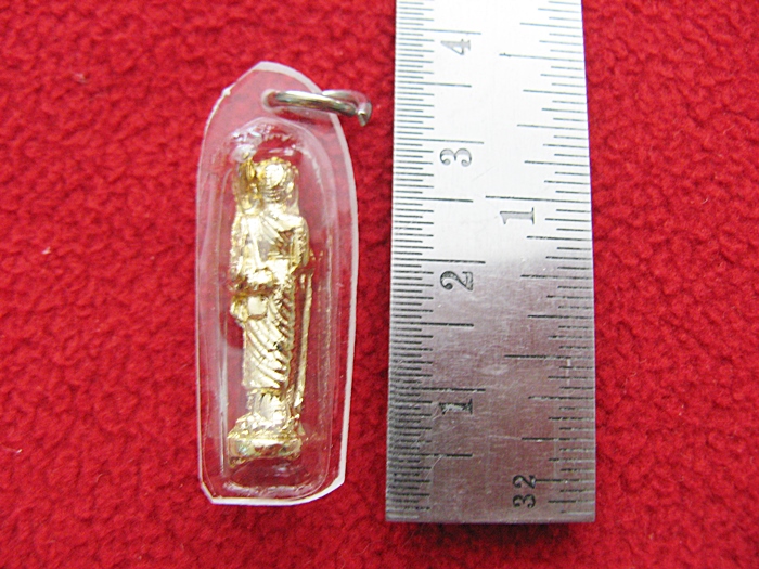 พระสิวลีปางธุดงค์องค์สีทองเลี่ยมกรอบใส(เหมาะสำหรับผู้ค้าขาย)ค่ะ