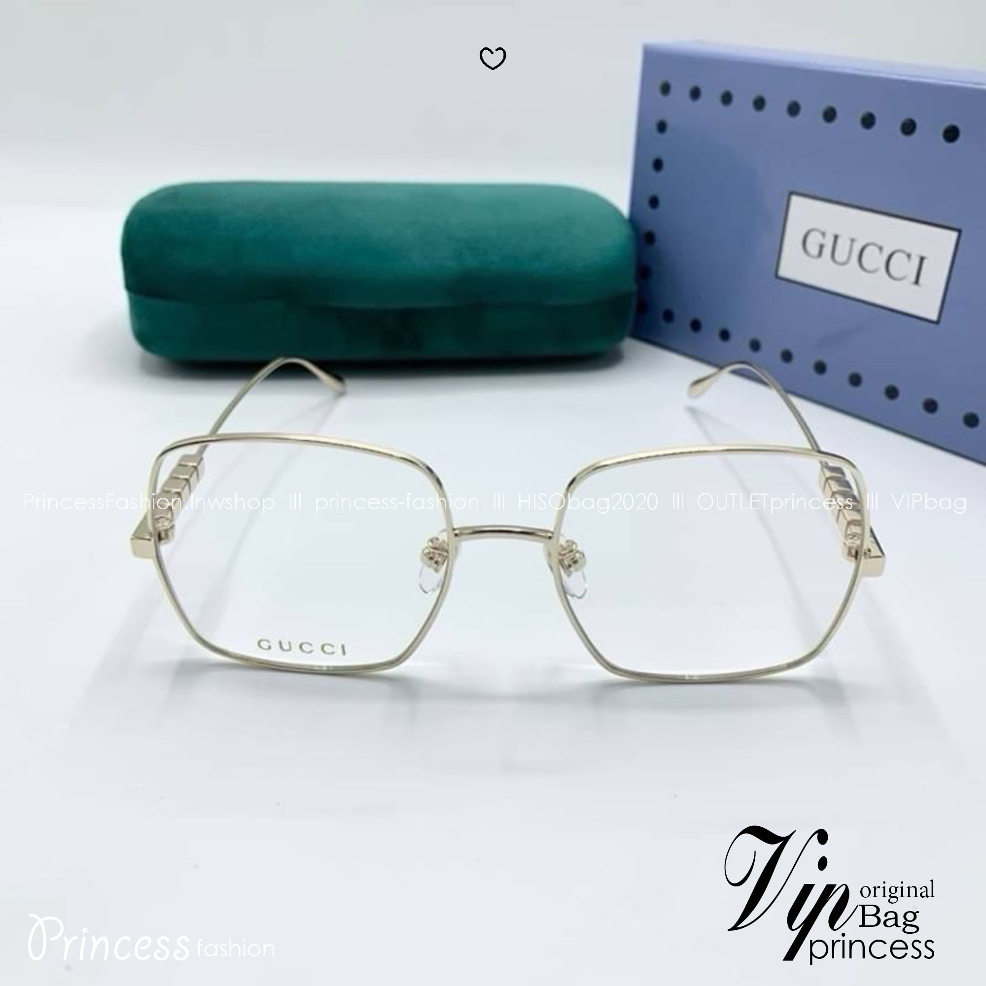 Gucci Glasses FALl WINTER 2023 แว่นตาเลนส์ใส สินค้าเข้าใหม่ล่าสุด เกรดคุณภาพดีที่สุด มาพร้อมกล่อง Full Set Box