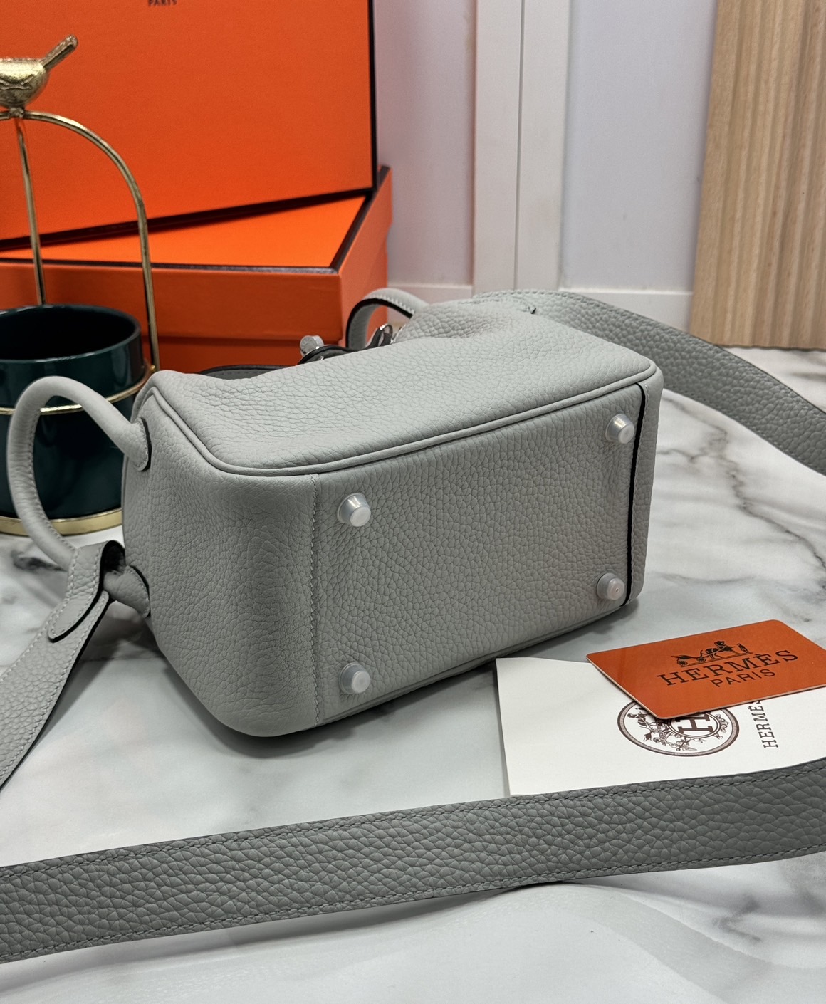 ORI หนังแท้ | HERMES lindy 19cm กระเป๋าสะพาย นิยามความหรูหราระดับมาสเตอร์พีช 🤍 สินค้าเกรดออริจินอล หนังแท้