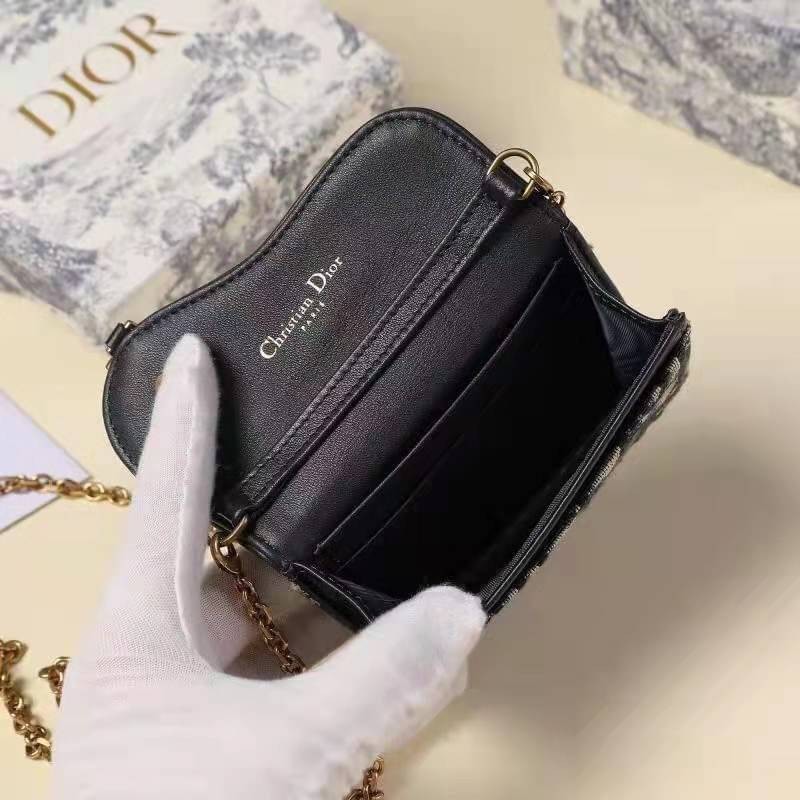 ORI Dior Saddle Nano Pouch / Dior Oblique Jacquard พร้อมส่งที่ไทย ภาพสินค้าถ่ายจากงานขายจริง ใช้งานต่างประเทศได้