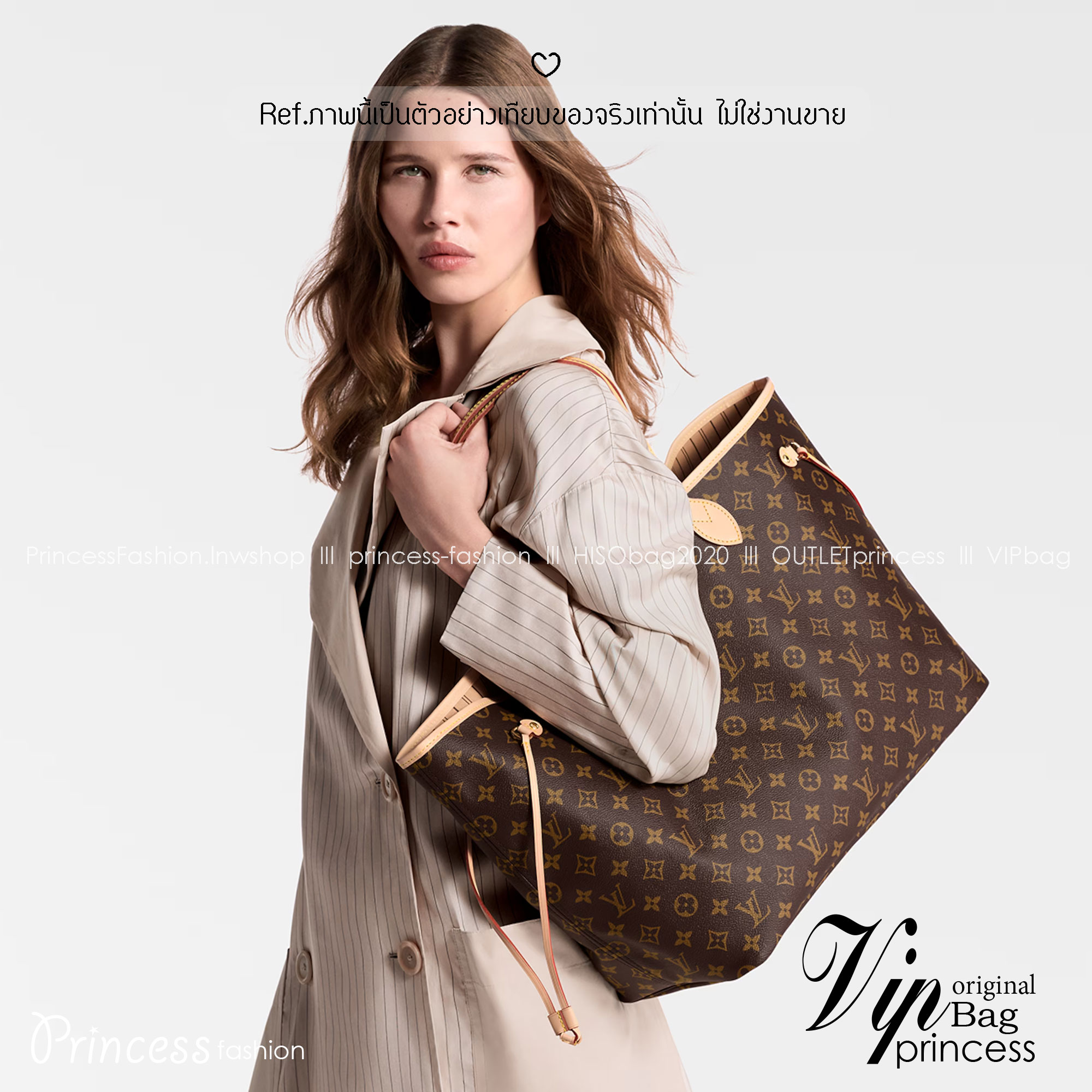 พร้อมส่ง 4 สี | LV Neverfull GM bag กระเป๋าสะพายทรโท้ทใบใหญ่ จุได้แบบไม่จำกัด ไซส์หายากไซส์ตามหา ใหญ่จริงแบบจุใจ มาพร้อมใบลูก สะพายไปเที่ยวต่างจังหวัดคือดีงามมากจ้า