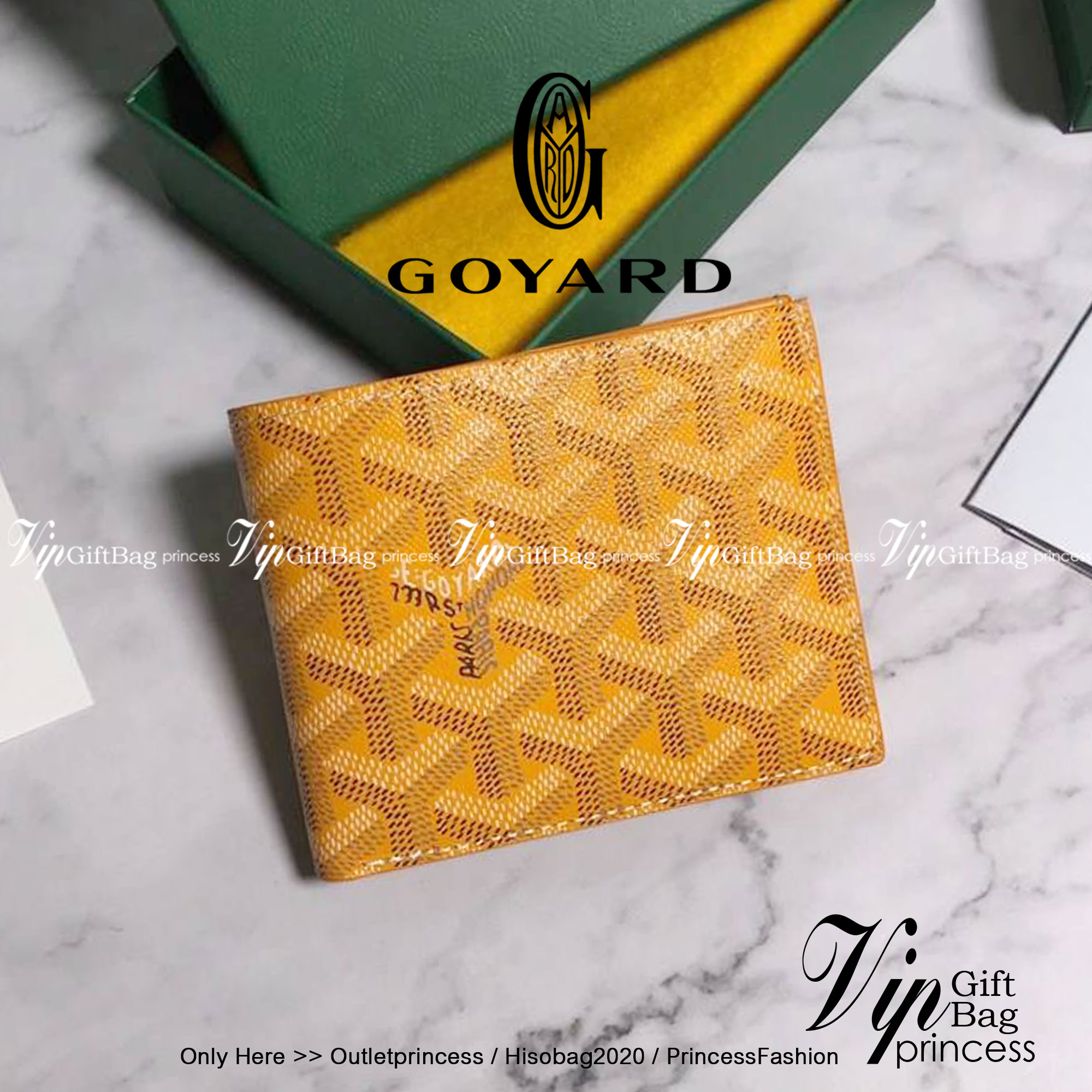 หนังแท้ GOYARD WALLET / GOYARD Victoire Bifold Wallet พร้อมส่งที่ไทย เกรดเทพออริจินอล หนังเกรดดีสุด กระเป๋าสตางค์ผู้ชายใบสั้น พร้อมกล่องเขียวแบรนด์สวยหรู อีกรุ่นที่ยอดขายไม่เคยตก ภาพสินค้าถ่ายจากงานขายจริง ใช้งานต่างประเทศได้เลยค่ะ