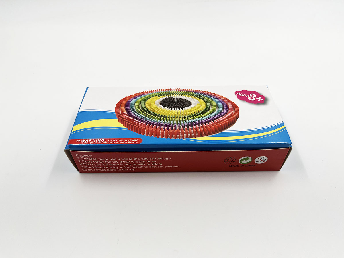 โดมิโน่ไม้แบบสี 100 ชิ้น แบบมีกล่องใส่ Color Dominoes