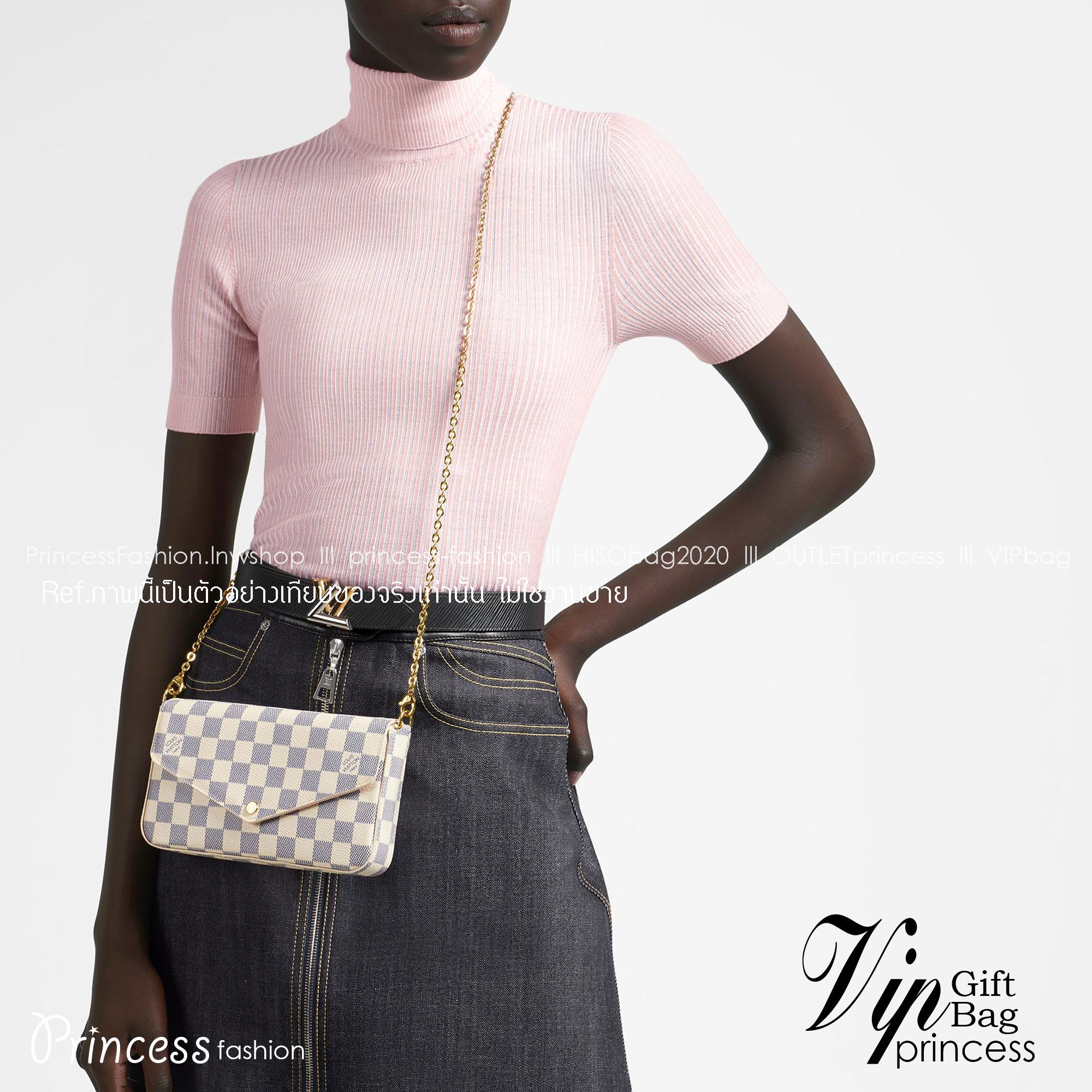 LV Felicie Pochette Damier Azur Canvas - Wallets and Small Leather / LV DAMIER AZUR POCHETTE WITH NAUTICAL PRINT เป็นหนึ่งคอลใหม่ที่มอบสีสันสดใสรับ summer ได้ดี กับกระเป๋าสะพายทรงพอช ดีไซน์ออกมาให้ใช้งานได้หลากหลาย