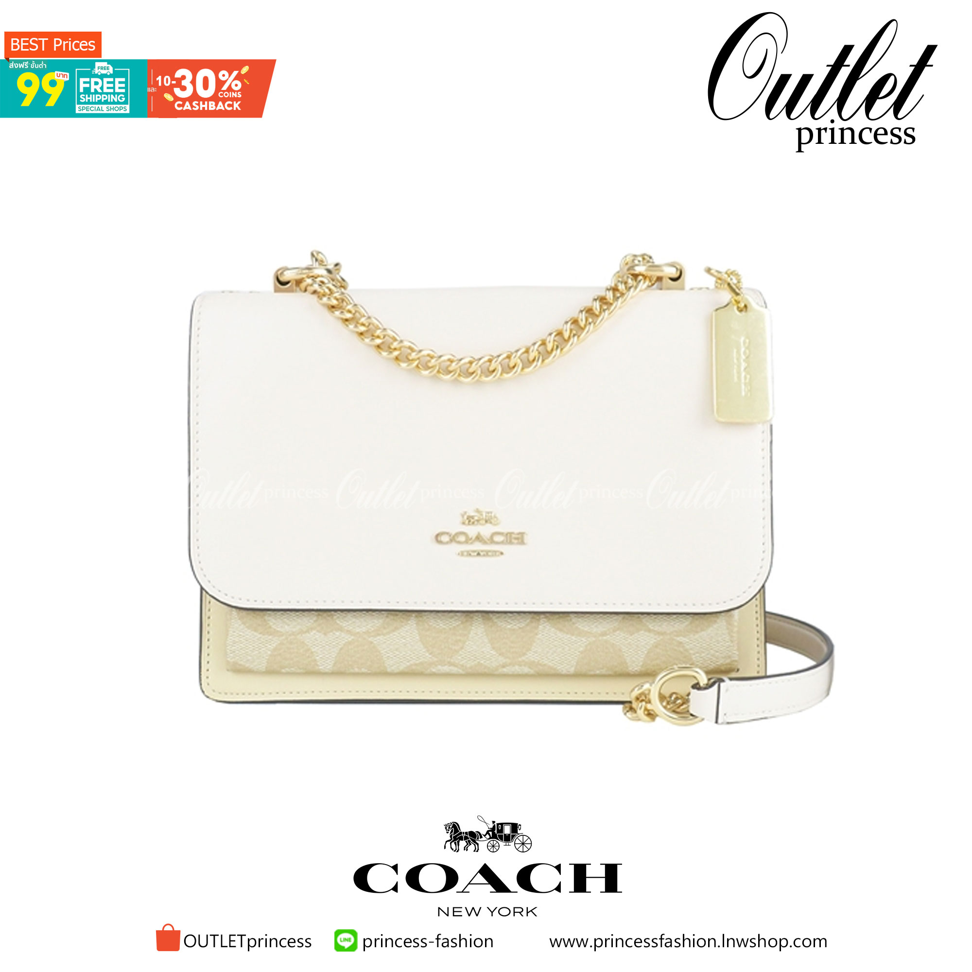 COACH KLARE CROSSBODY IN SIGNATURE CANVAS