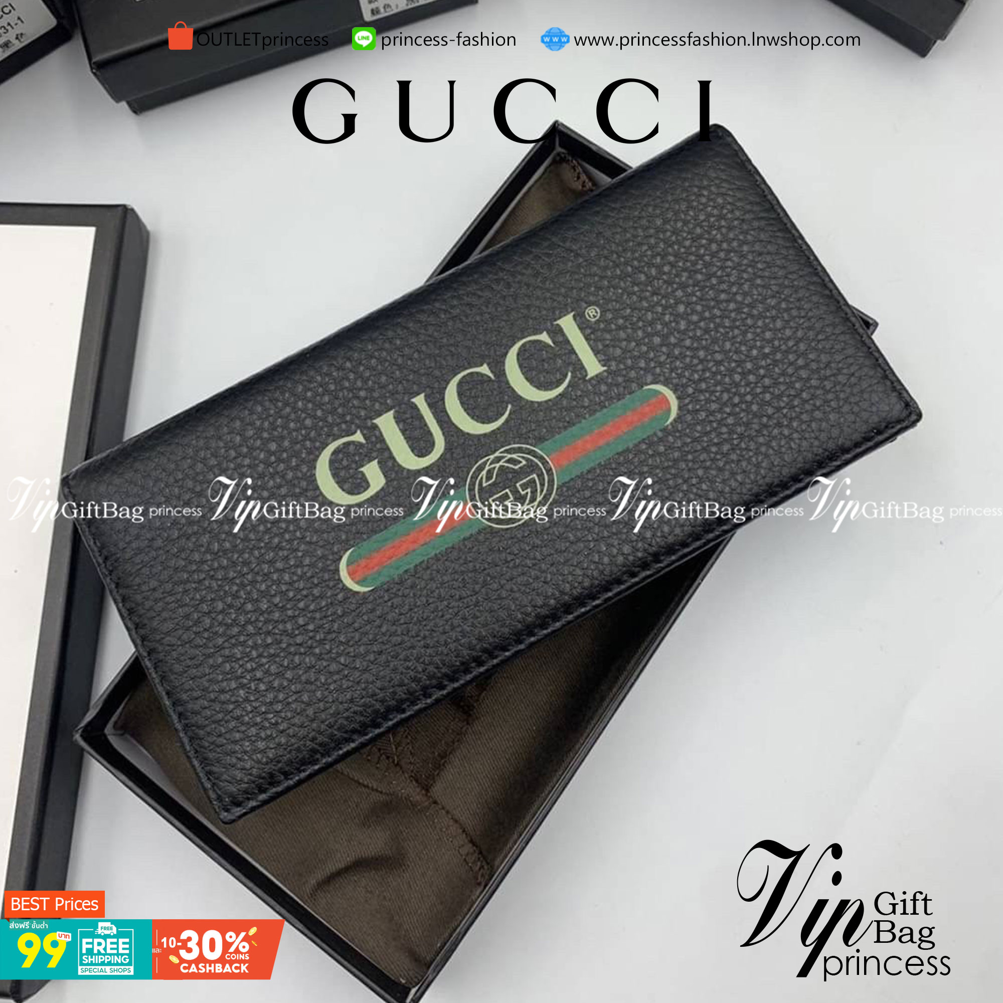 หนังแท้ GUCCI Men Long Wallet รุ่นใหม่ล่าสุด!! หนังสวยเริด ดีงามมากค่าาา กระเป๋าสตางค์ใบยาว ดีไซน์ใหม่ สวยดูหรู ถือใช้กำลังเหมาะมือ ใส่บัตรได้เยอะ ใส่ธนบัตรได้ทุกชนิด มาครบ set พร้อมส่ง!! เป็นไอเท็มที่หนุ่มๆต้องมีจริงๆจ้า 😎😎