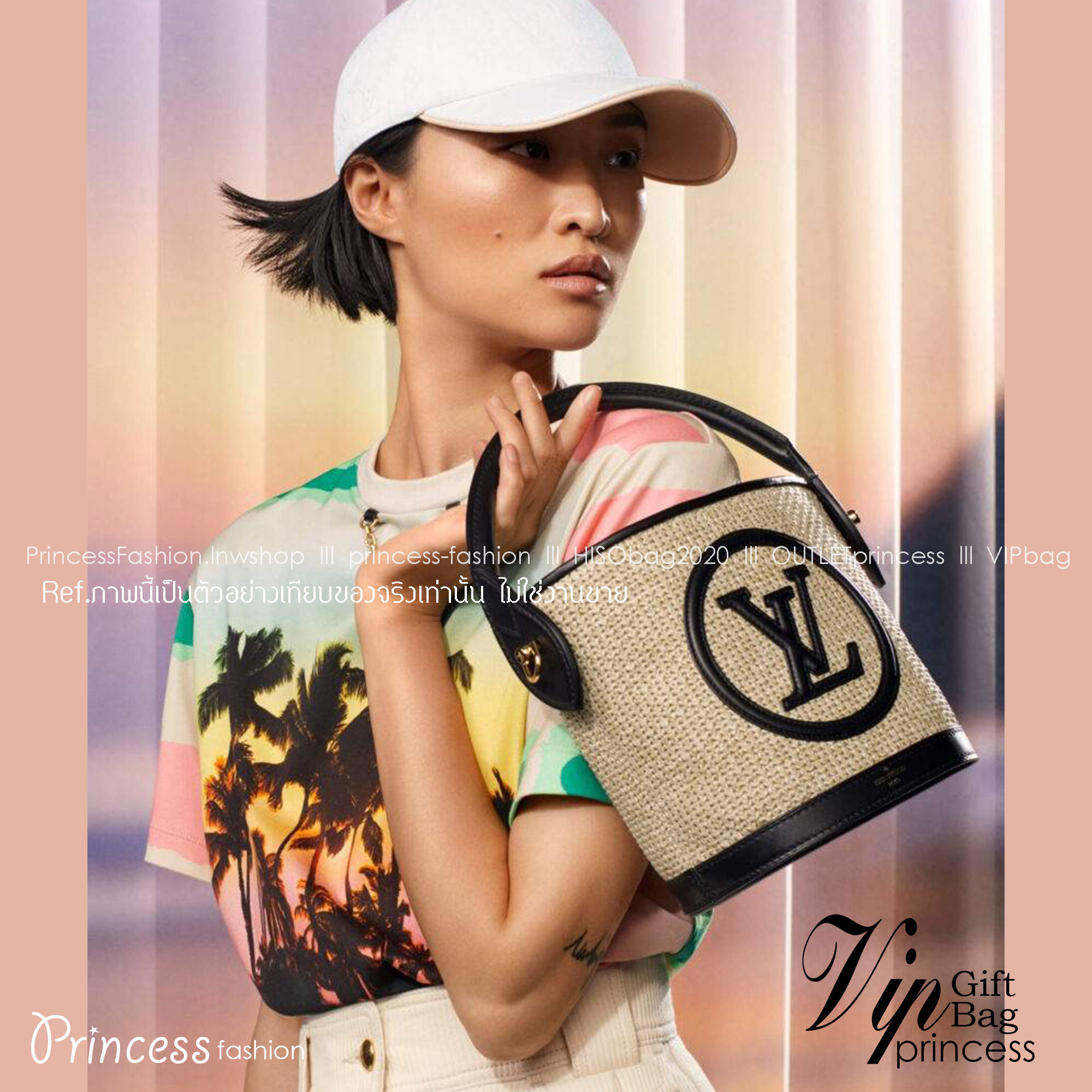 LV PETIT BUCKET BAG ไอเท็มเอ็กซ์คลูซีพจัดมาให้สาวๆโดยเฉพาะ!! กับกระเป๋าสะพายรุ่นลิมิเต็ดหายาก รูปทรงสวยงามสานเต็มใบ และยังโดดเด่นด้วยโลโก้