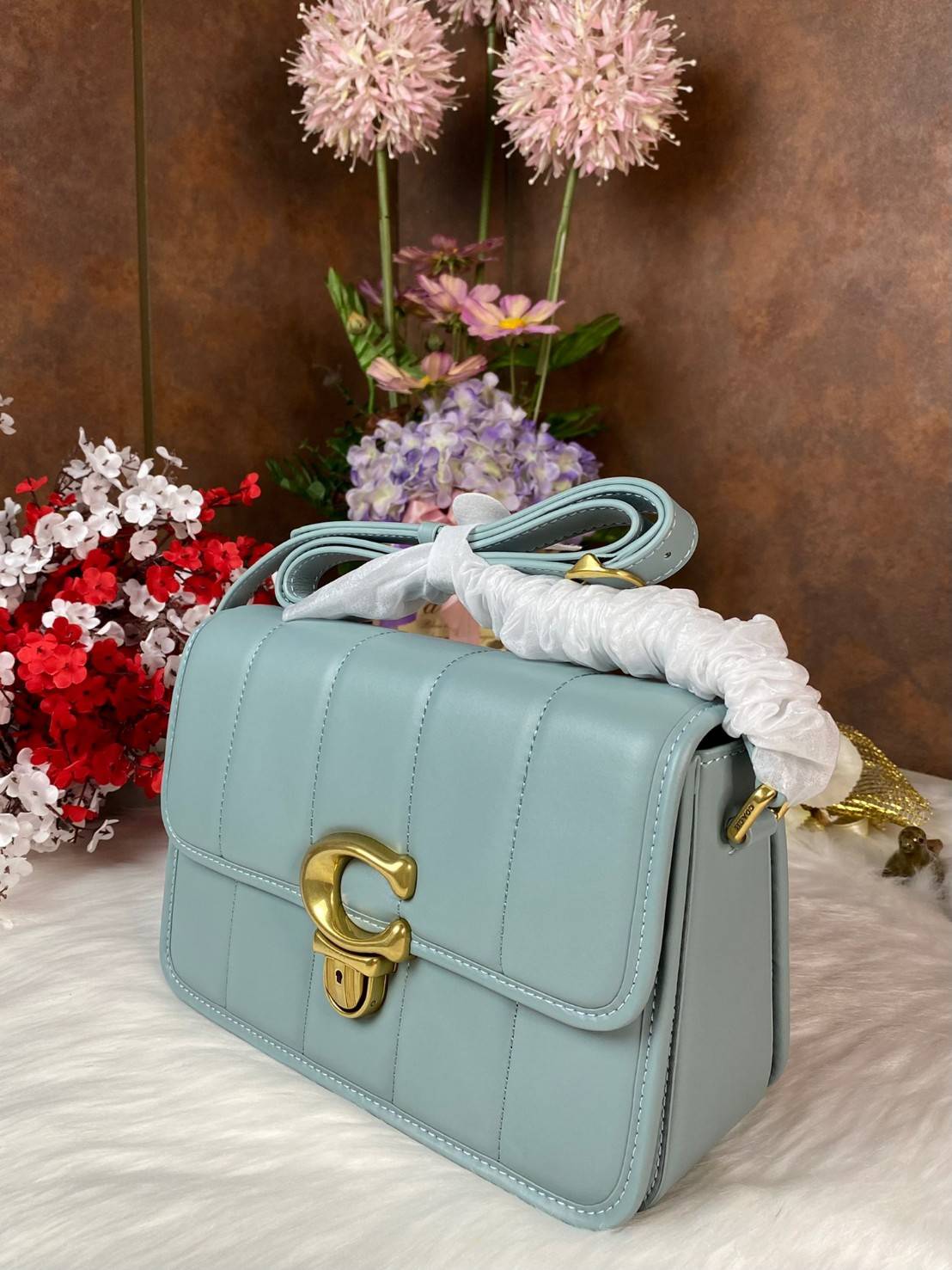 Coach Studio Shoulder Bag With Quilting c7725 พร้อมส่งที่ไทย