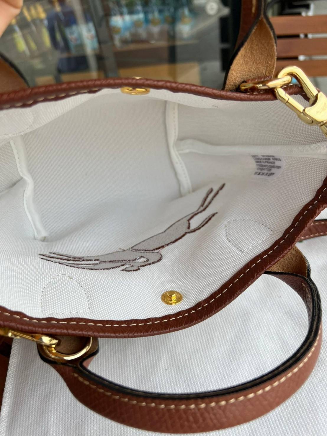 Longchamp Le Pliage Paris-St Tropez Handtasche มาแร้ววววใหม่ล่าสุดนุ้งมินิ ตัลร๊ากกก วัสดุสาน ด้านหน้าปักโลโก้ม้าอันเป็นสัญลักษณ์ของแบรนด์ ทนทานแข็งแรง ใบมินิ น้ำหนักเบา จุของได้เยอะ ใส่กระเป๋าตังค์ โทรศัพท์ iphone+ ได้ ภายในโล่ง มีสายสะพายไหล่ Crossbody 