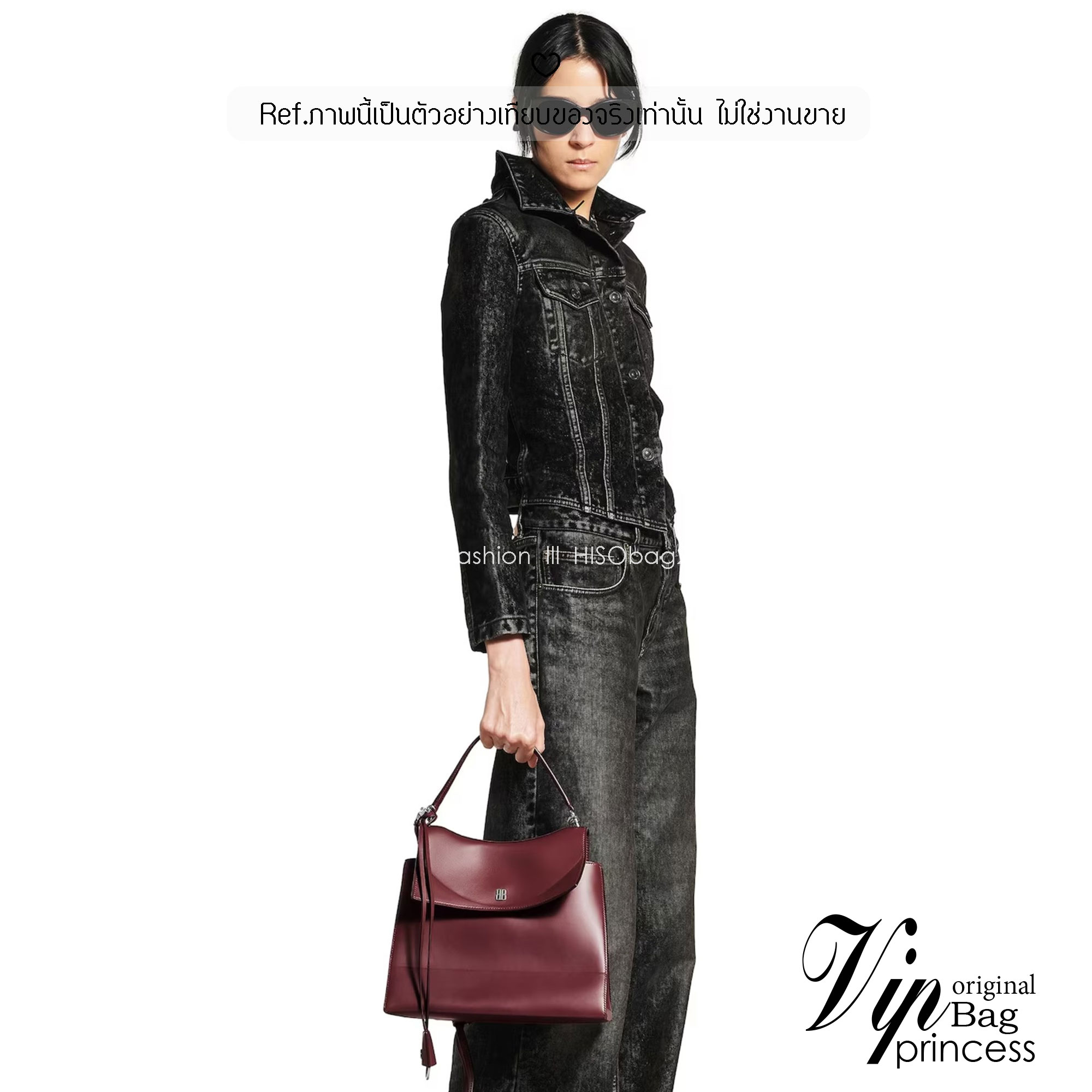 ORI หนังแท้ | Balenciaga Nano Medium Top Handle Bag 27cm กระเป๋าสะพายทรงโท้ท ดีไซน์ใหม่สวยเก๋ตามแบบฉบับแบรนด์